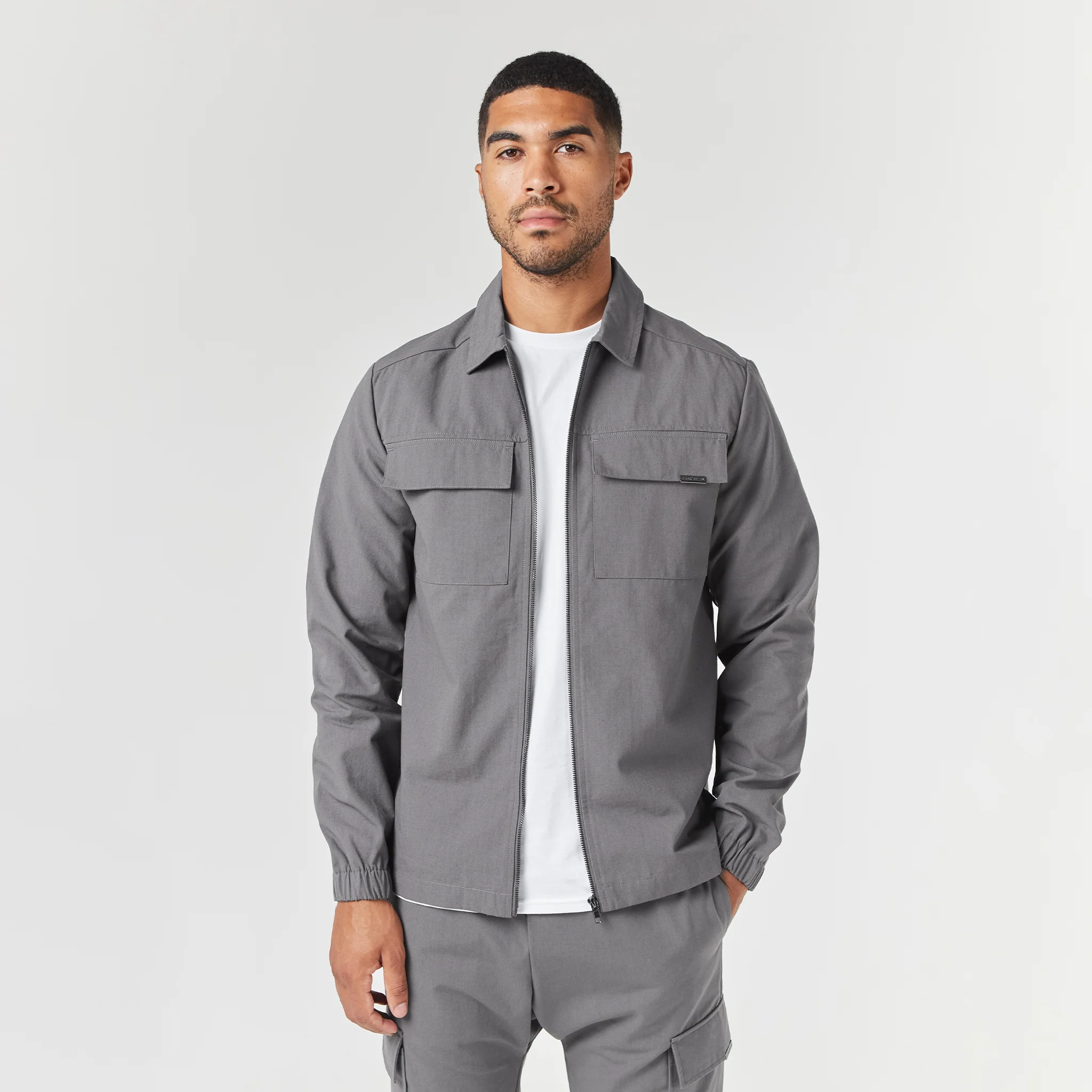 Smart Utility Overshirt | Charcoal - Image 6