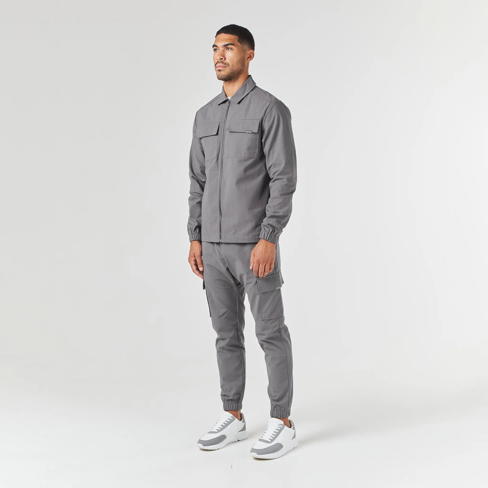 Smart Utility Overshirt | Charcoal - Image 8