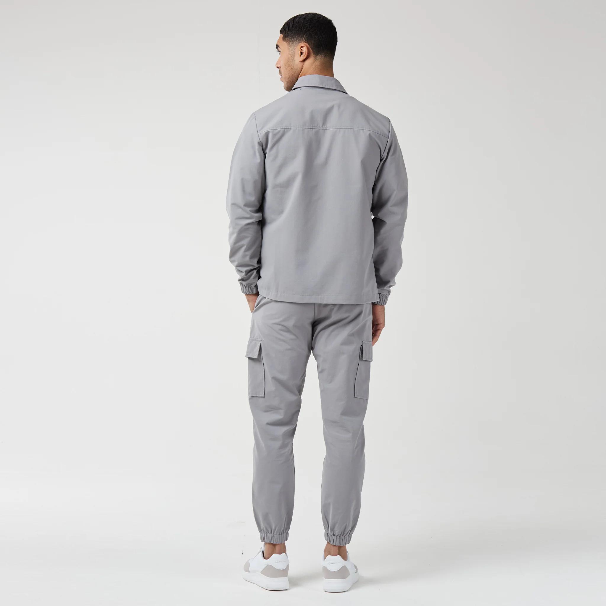 Smart Utility Overshirt | Ice Grey - Image 5