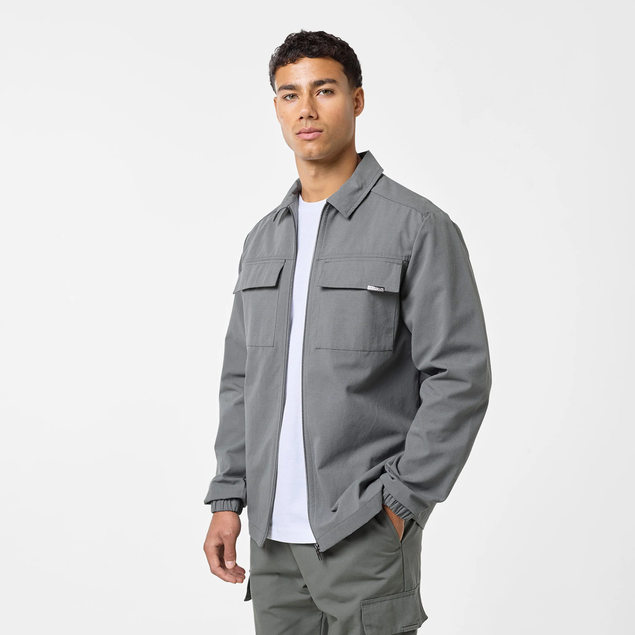 Smart Utility Overshirt | Khaki - Image 4