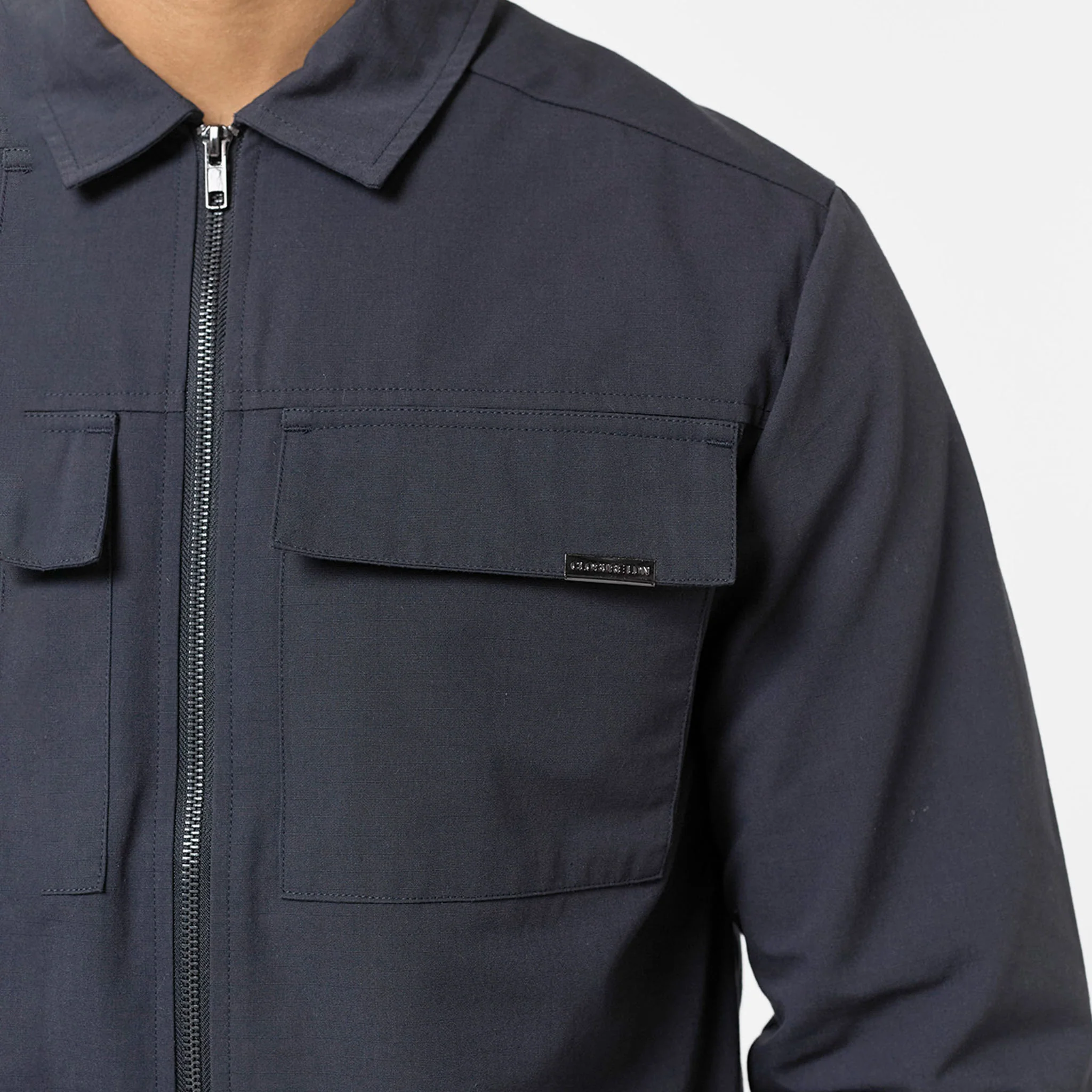 Smart Utility Overshirt | Navy - Image 4