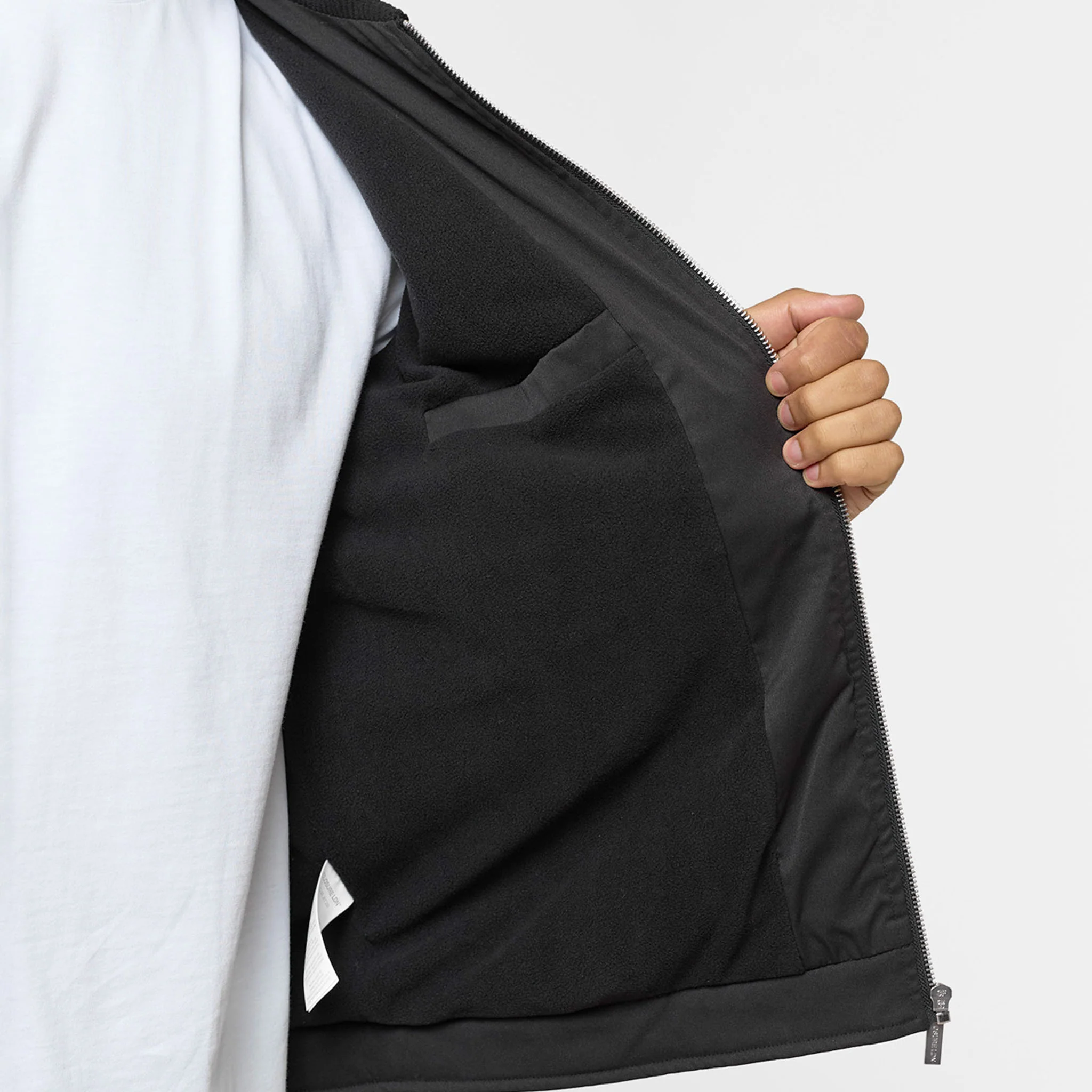 Smart Workwear Zip Through Jacket | Black - Image 6