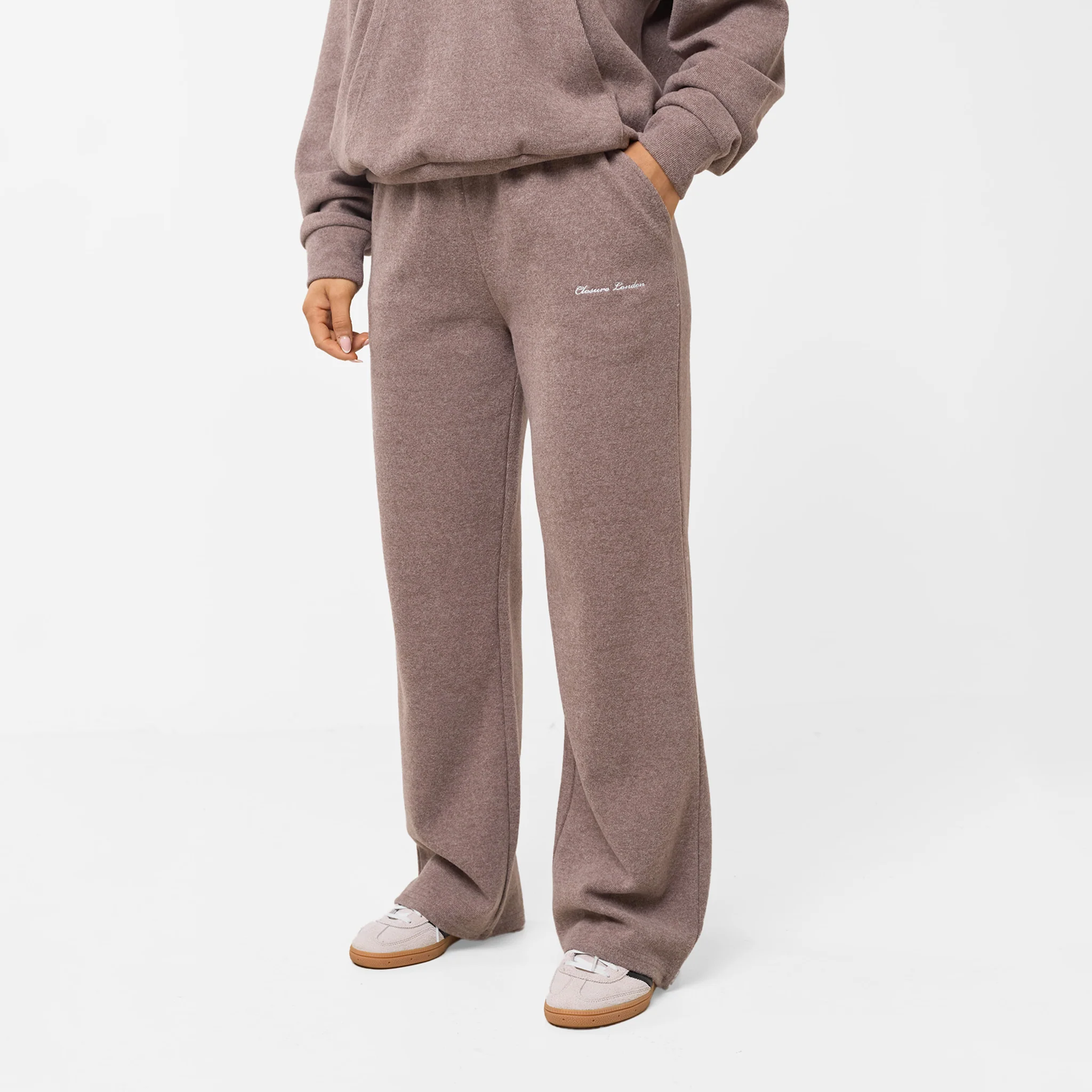 Soft Knit Tracksuit I Brown - Image 4