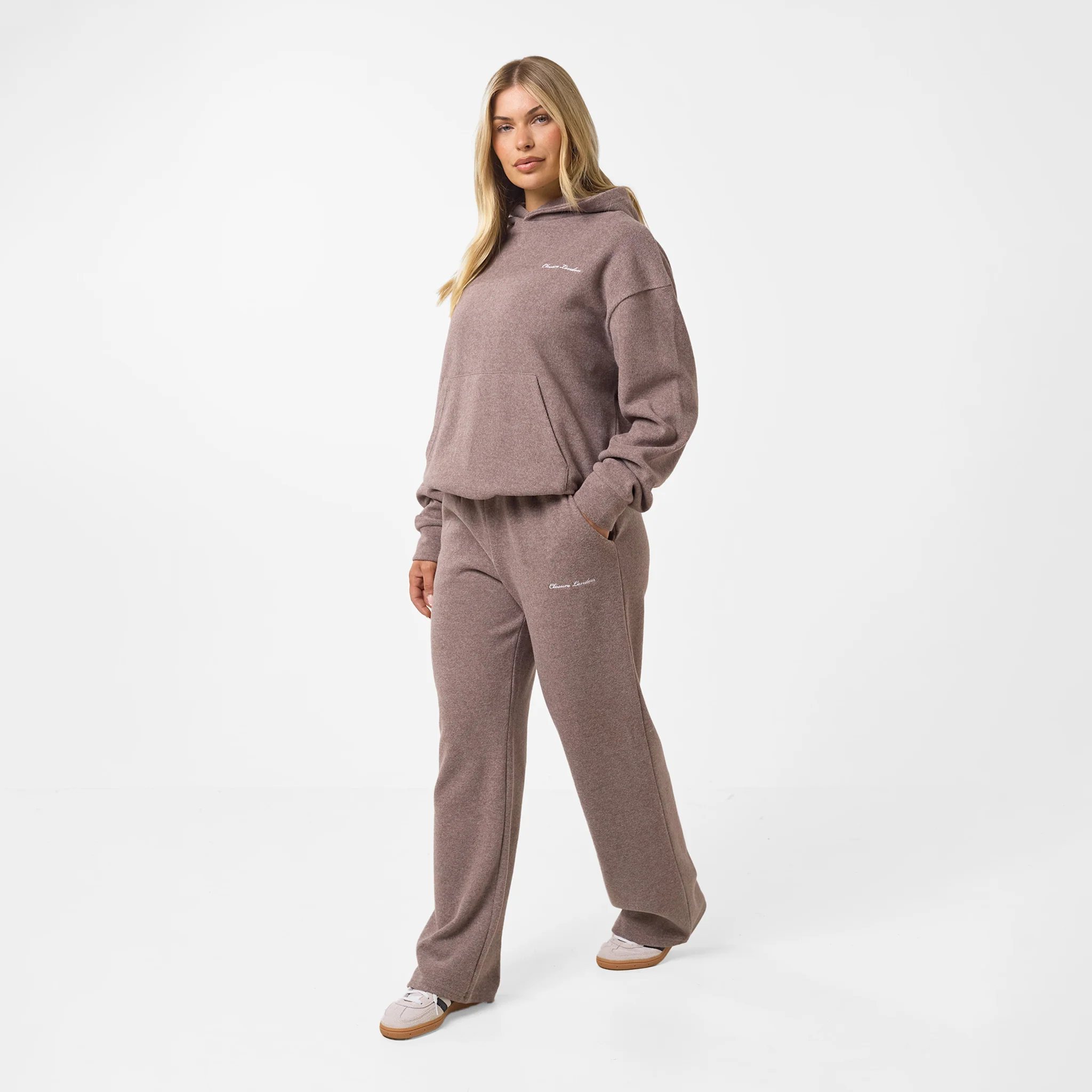 Soft Knit Tracksuit I Brown - Image 6