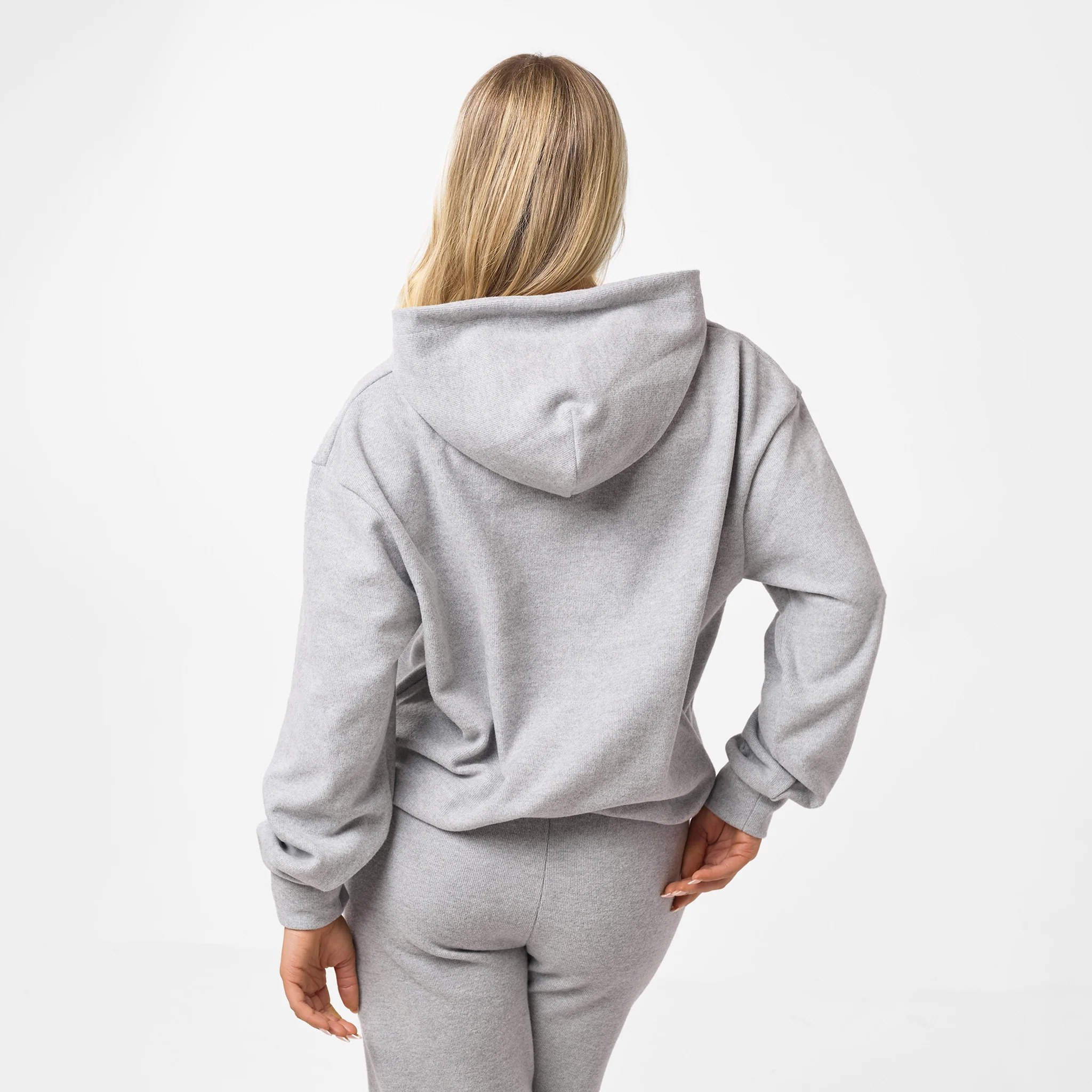 Soft Knit Tracksuit I Grey Marl - Image 7