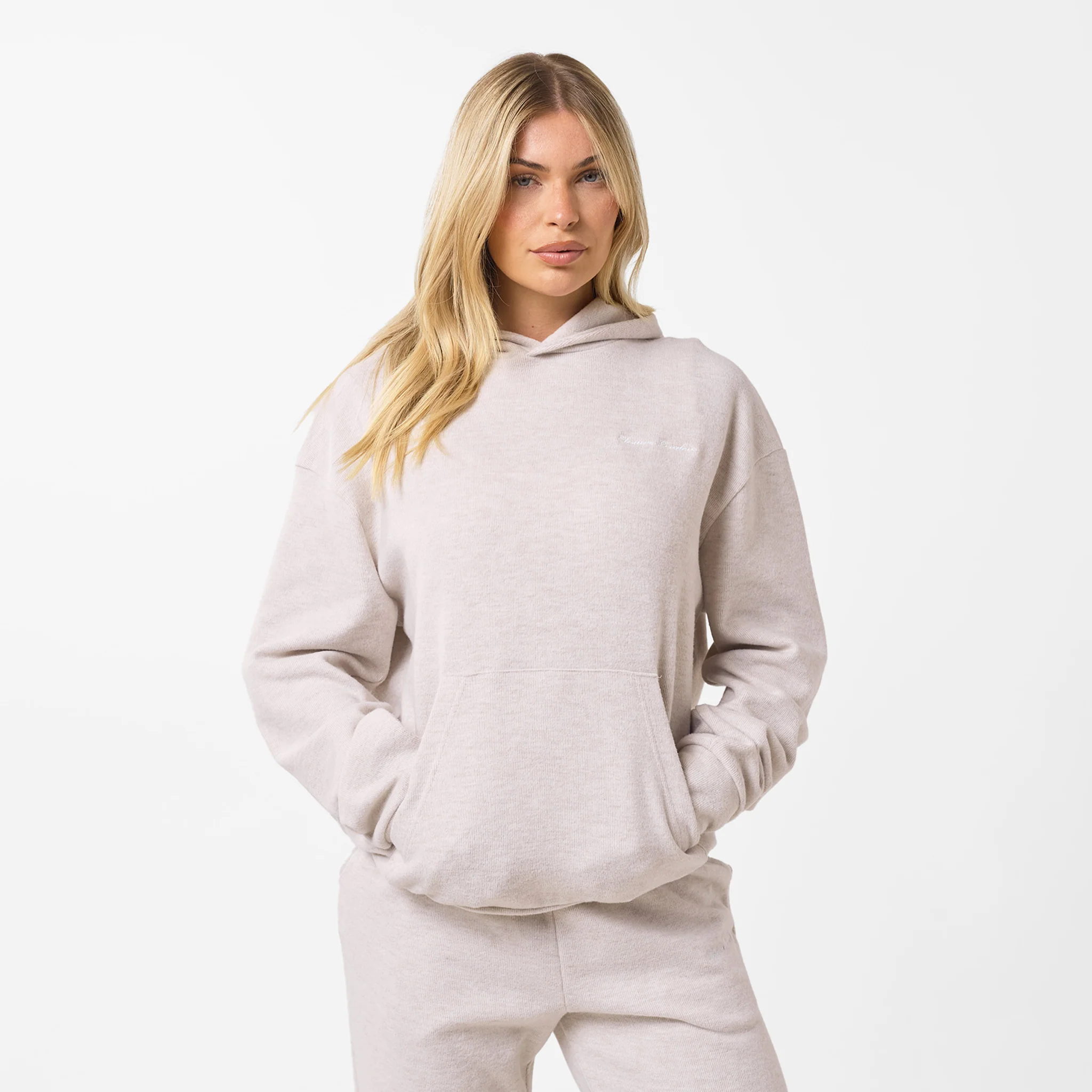 Soft Knit Tracksuit | Oatmeal - Image 3