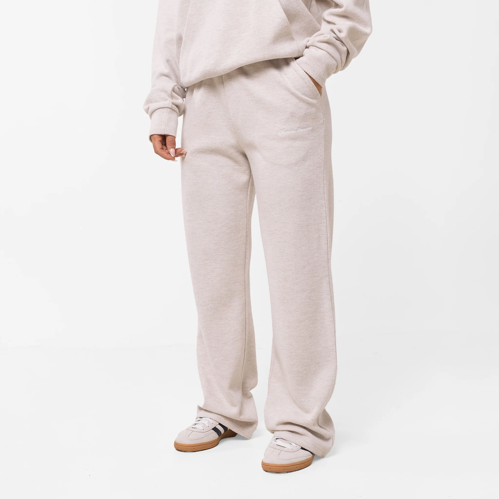 Soft Knit Tracksuit | Oatmeal - Image 5