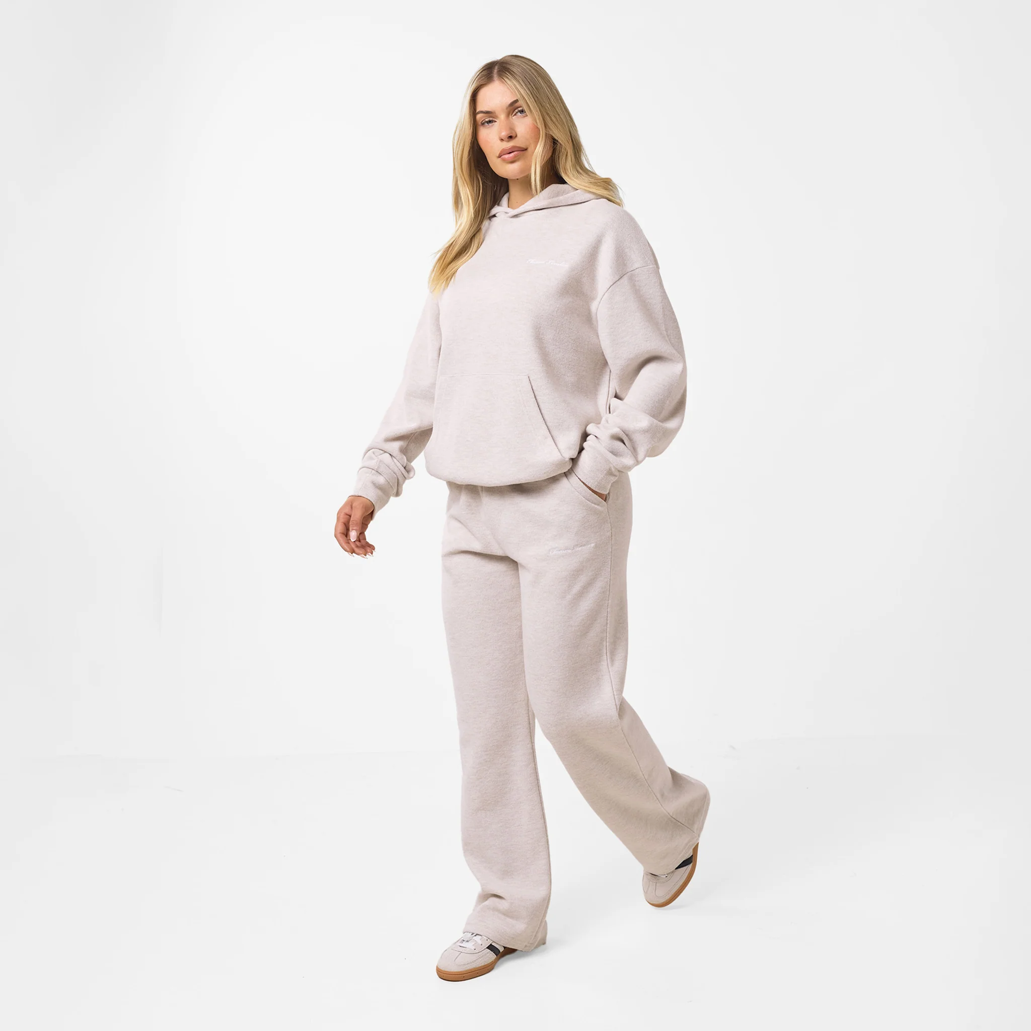 Soft Knit Tracksuit | Oatmeal - Image 9