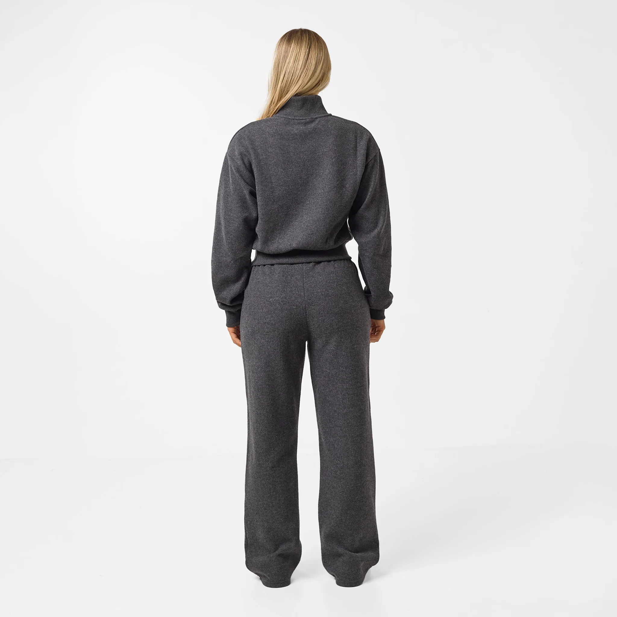 Soft Knit Bomber I Charcoal - Image 6