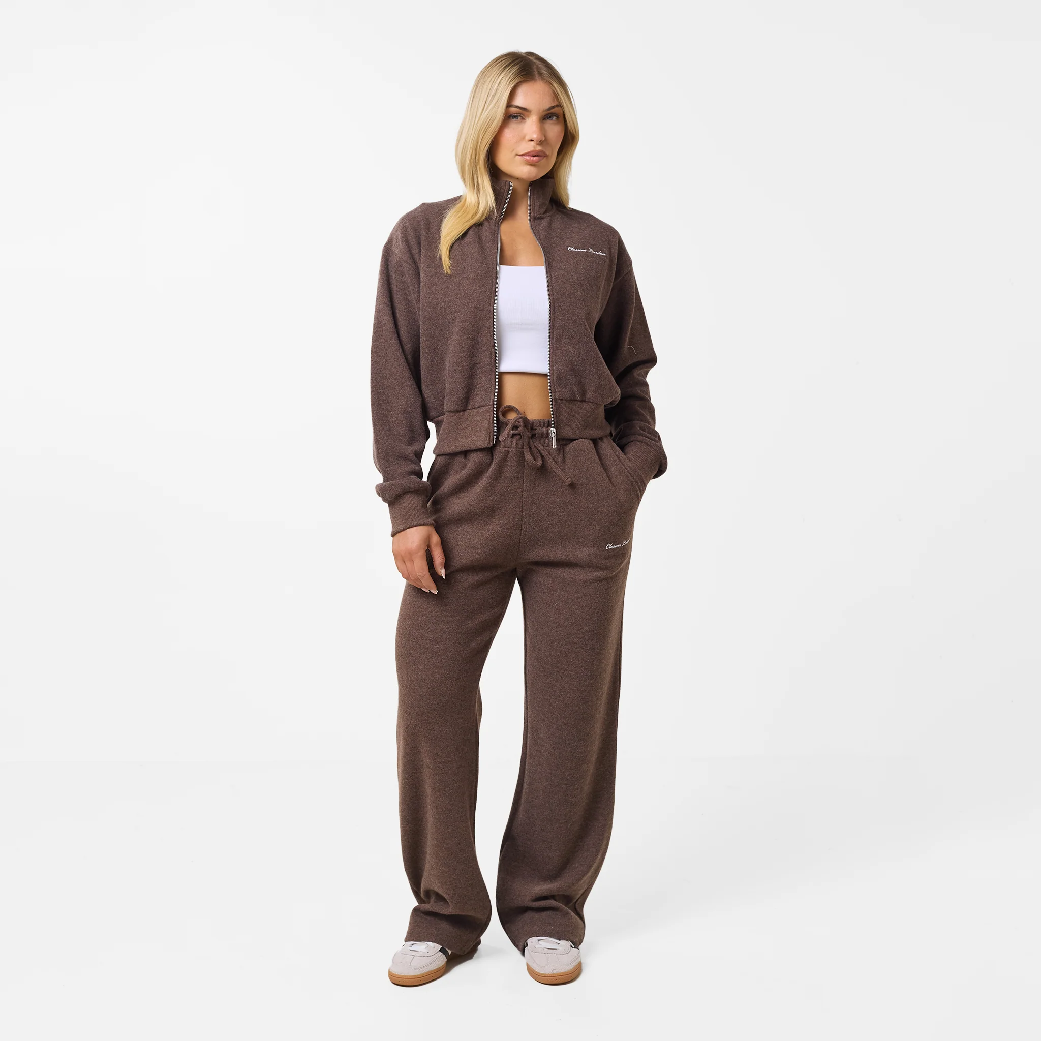 Soft Knit Bomber I Coffee - Image 4