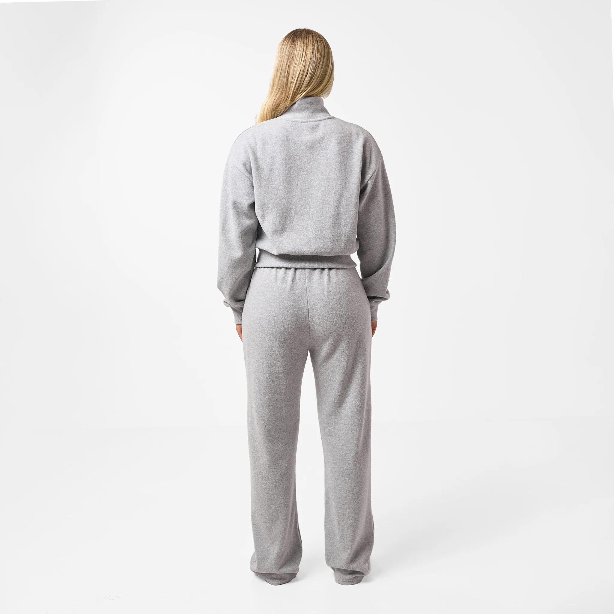 Soft Knit Bomber I Grey Marl - Image 5