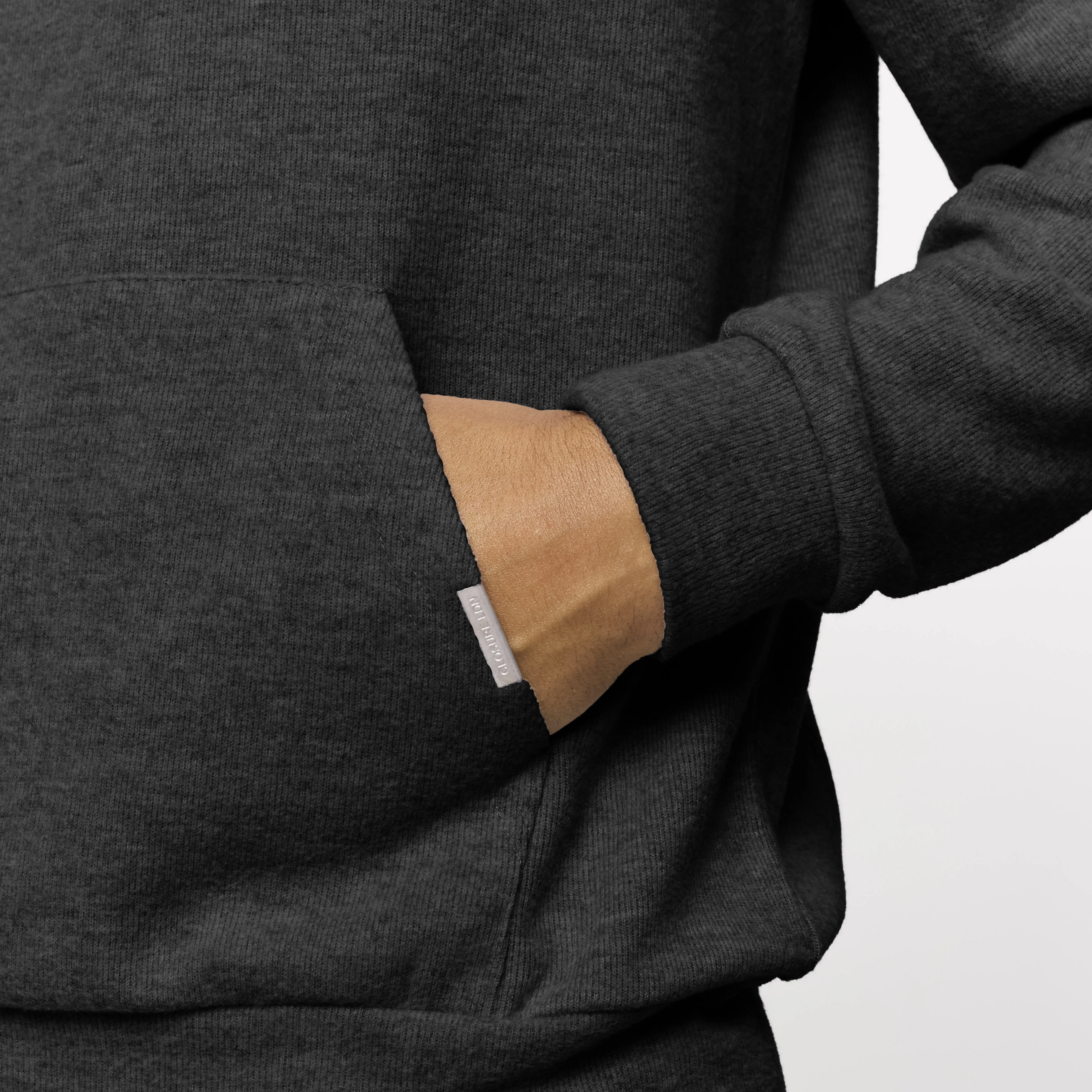 Soft Knit Hoodie | Charcoal - Image 3