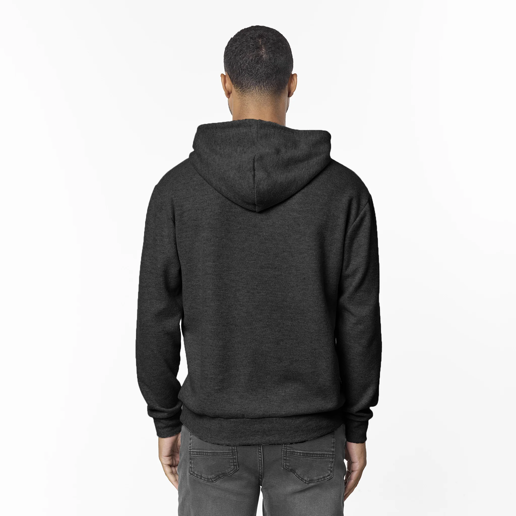 Soft Knit Hoodie | Charcoal - Image 4