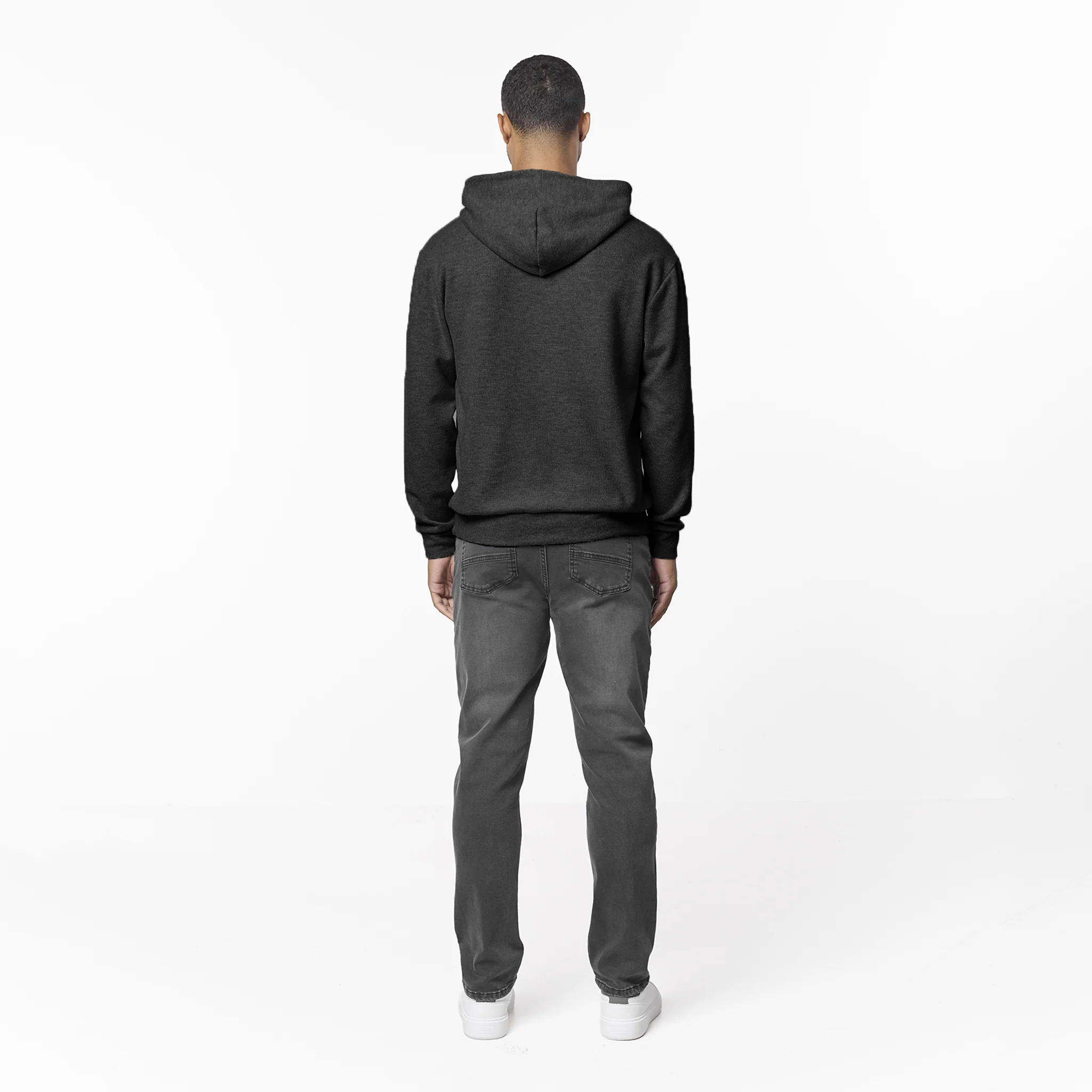 Soft Knit Hoodie | Charcoal - Image 5