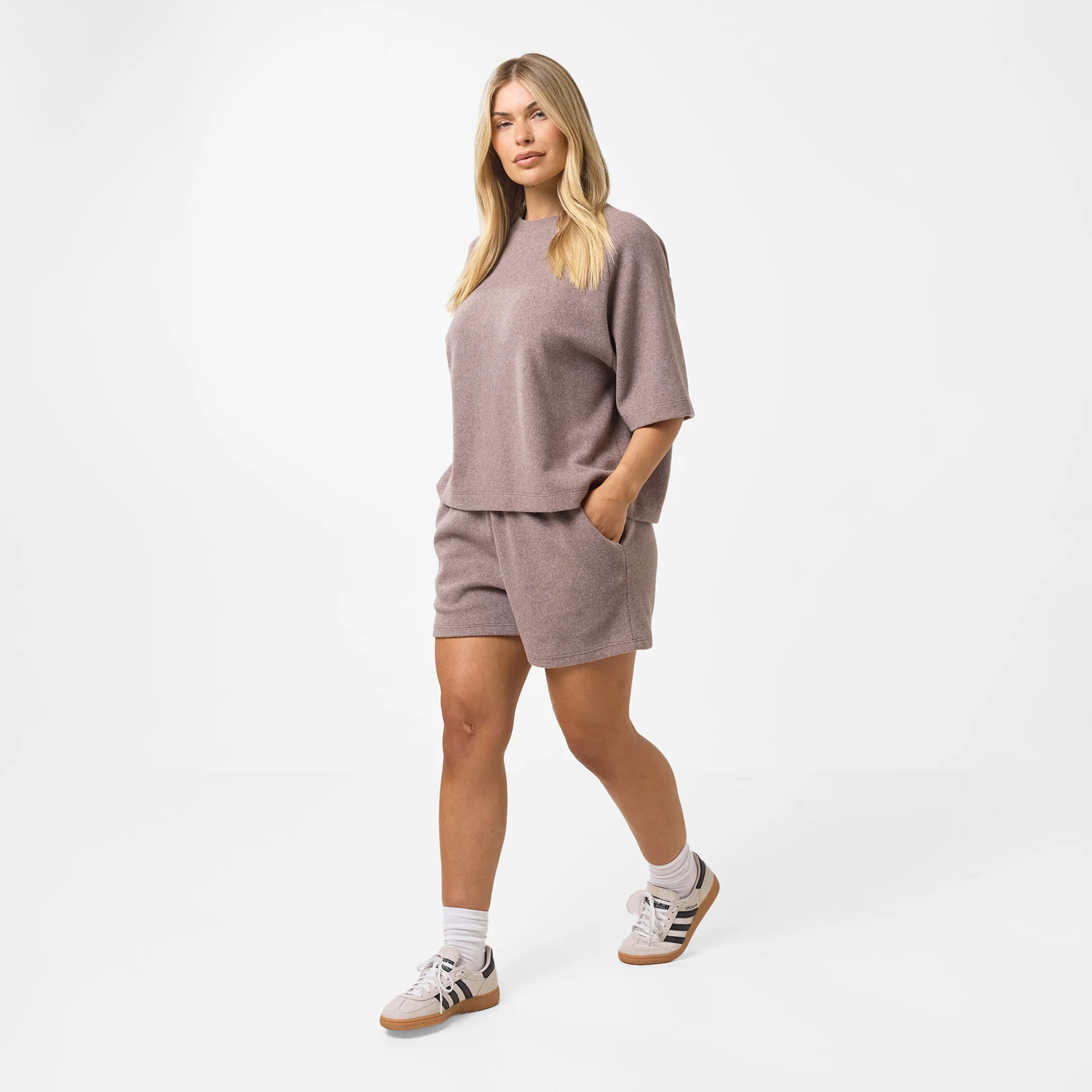 Soft Knit Twinset | Brown - Image 3