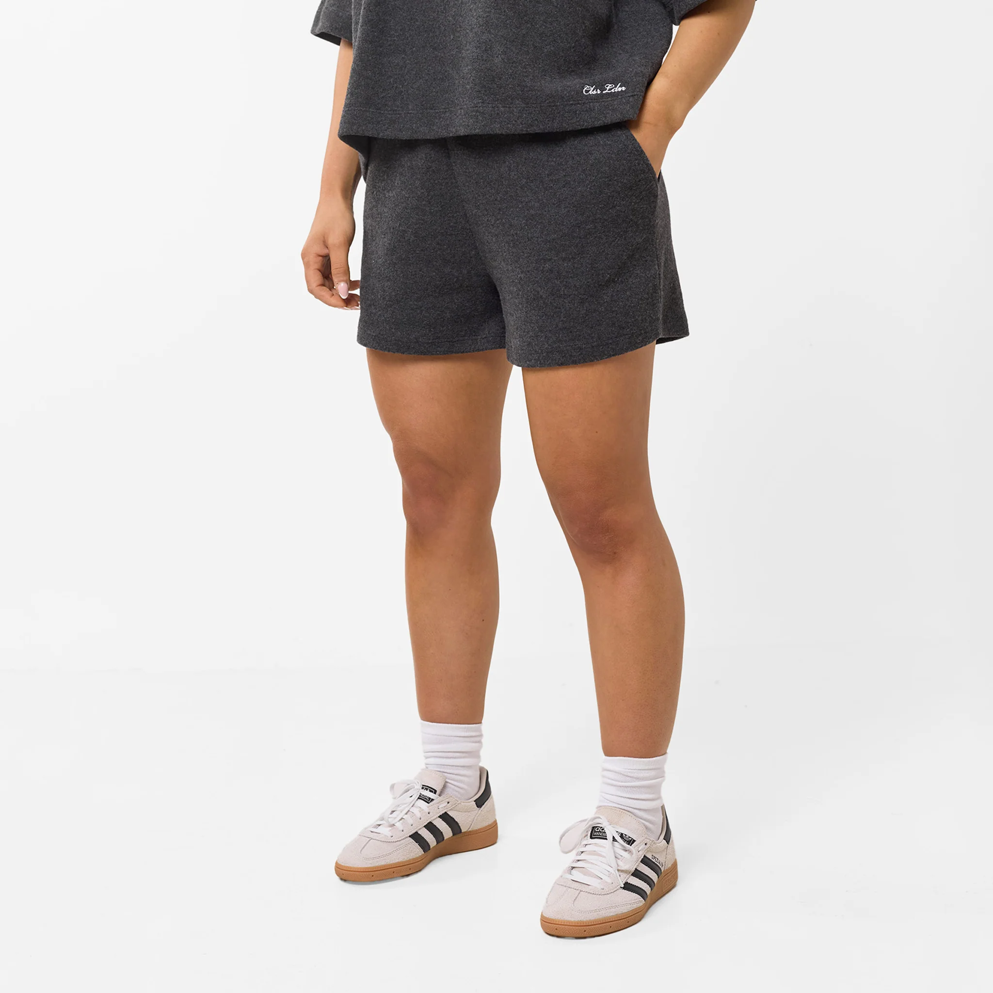 Soft Knit Twinset | Charcoal - Image 4