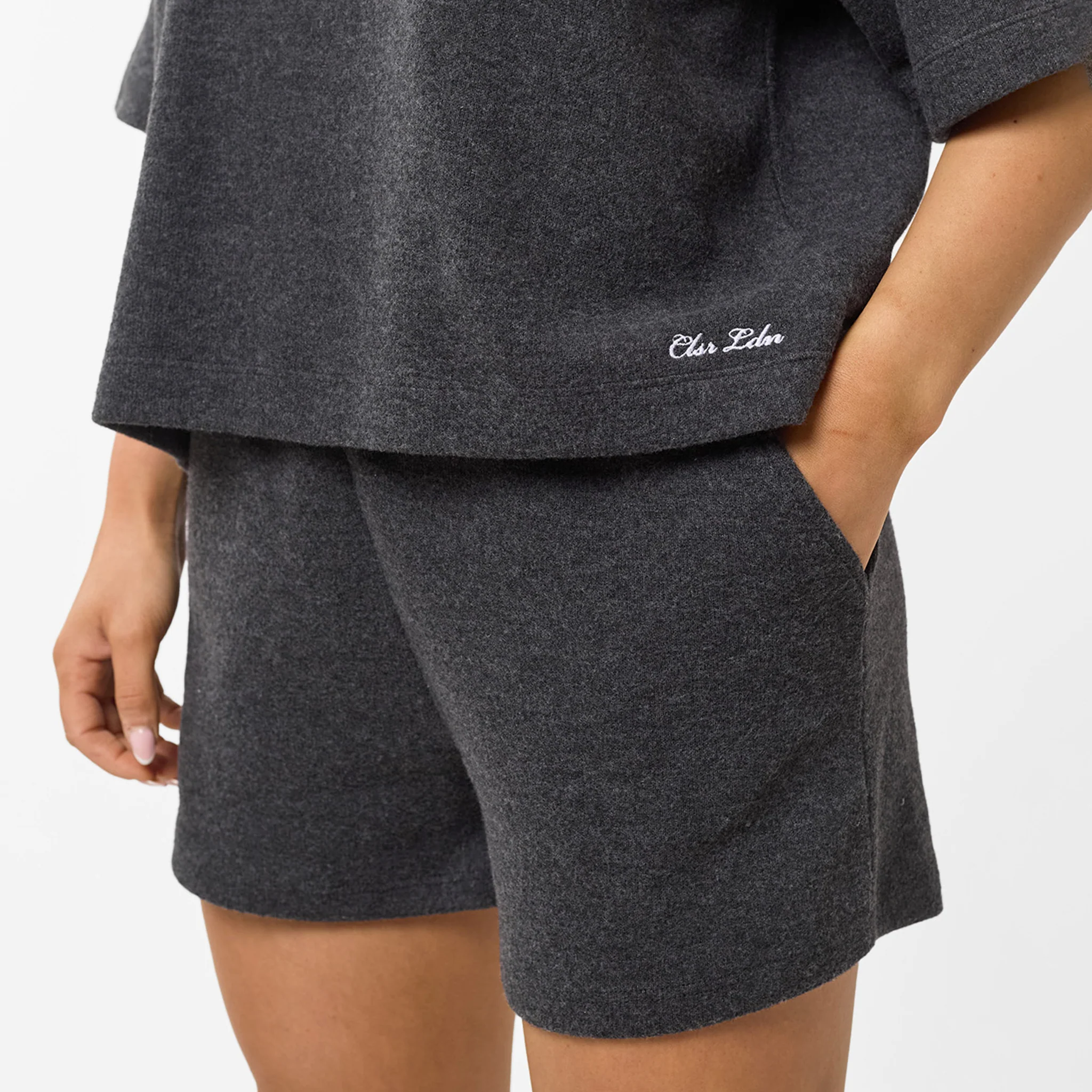 Soft Knit Twinset | Charcoal - Image 5