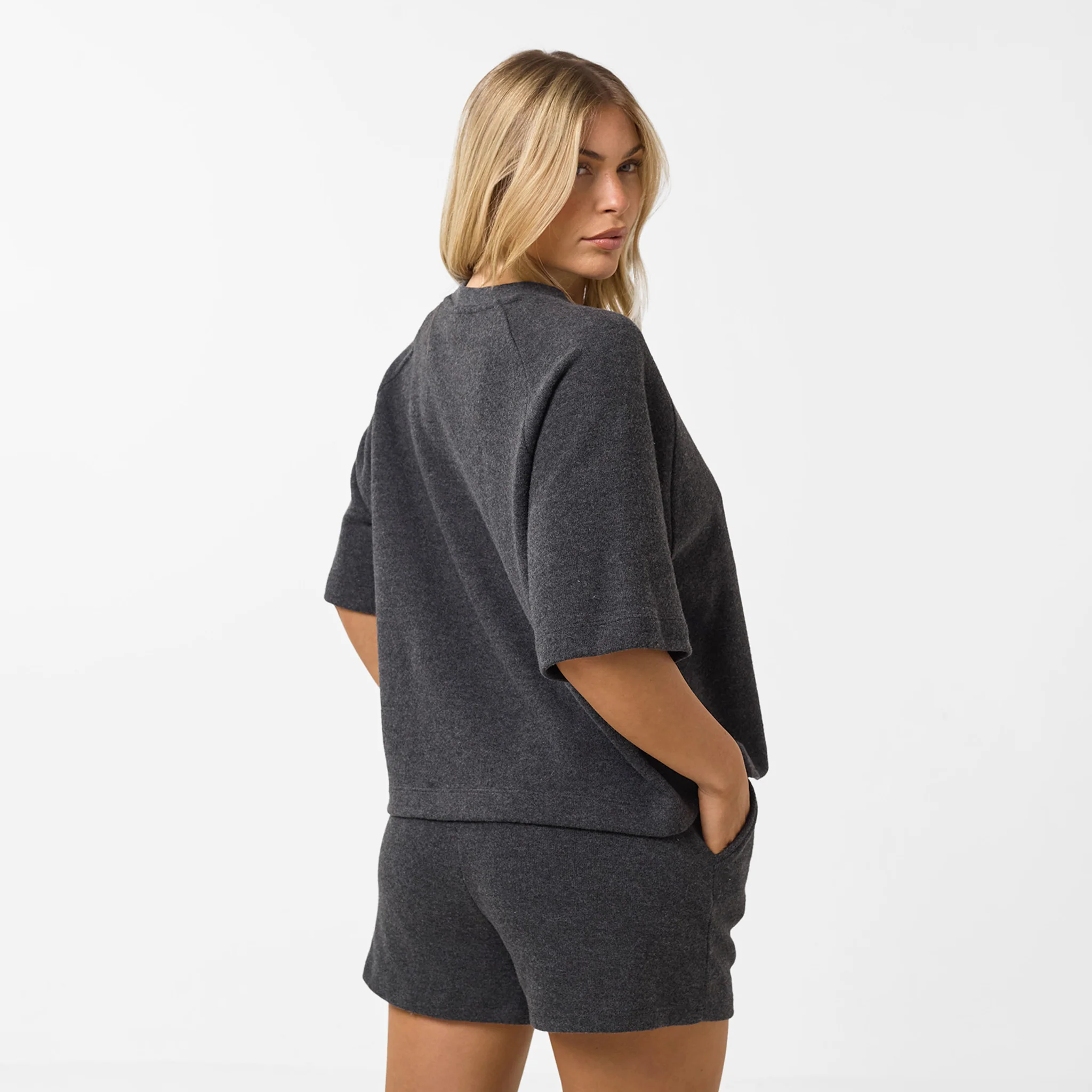 Soft Knit Twinset | Charcoal - Image 7