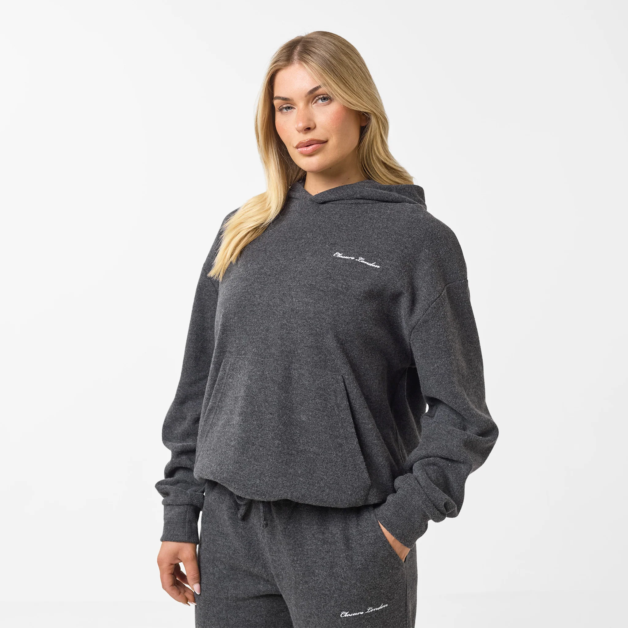 Soft Knit Tracksuit | Charcoal - Image 3