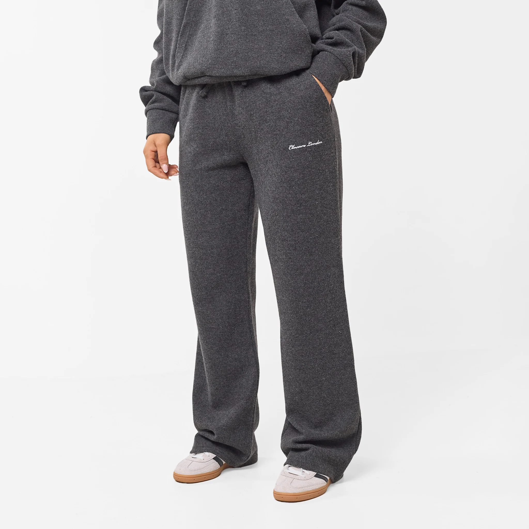 Soft Knit Tracksuit | Charcoal - Image 4