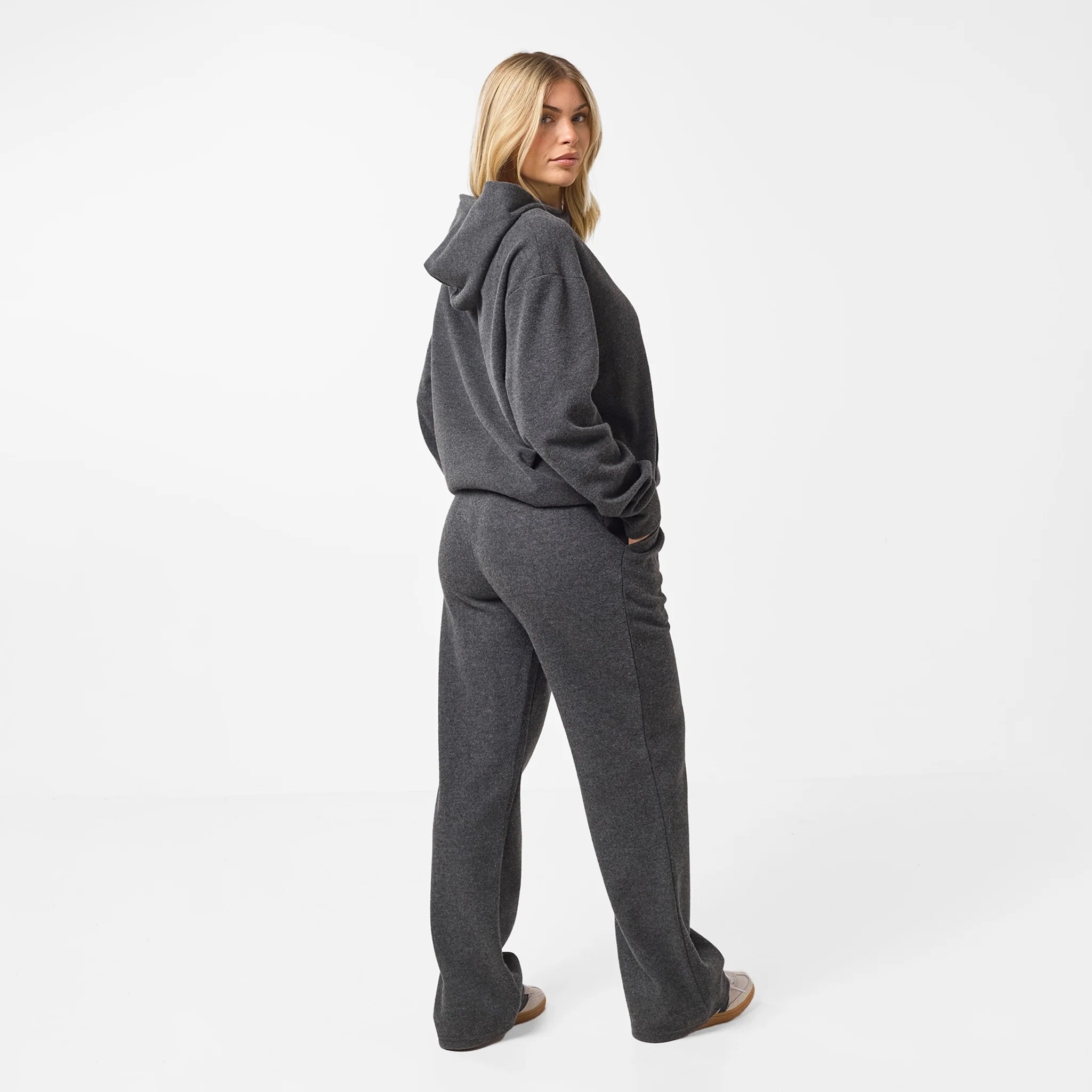 Soft Knit Tracksuit | Charcoal - Image 8
