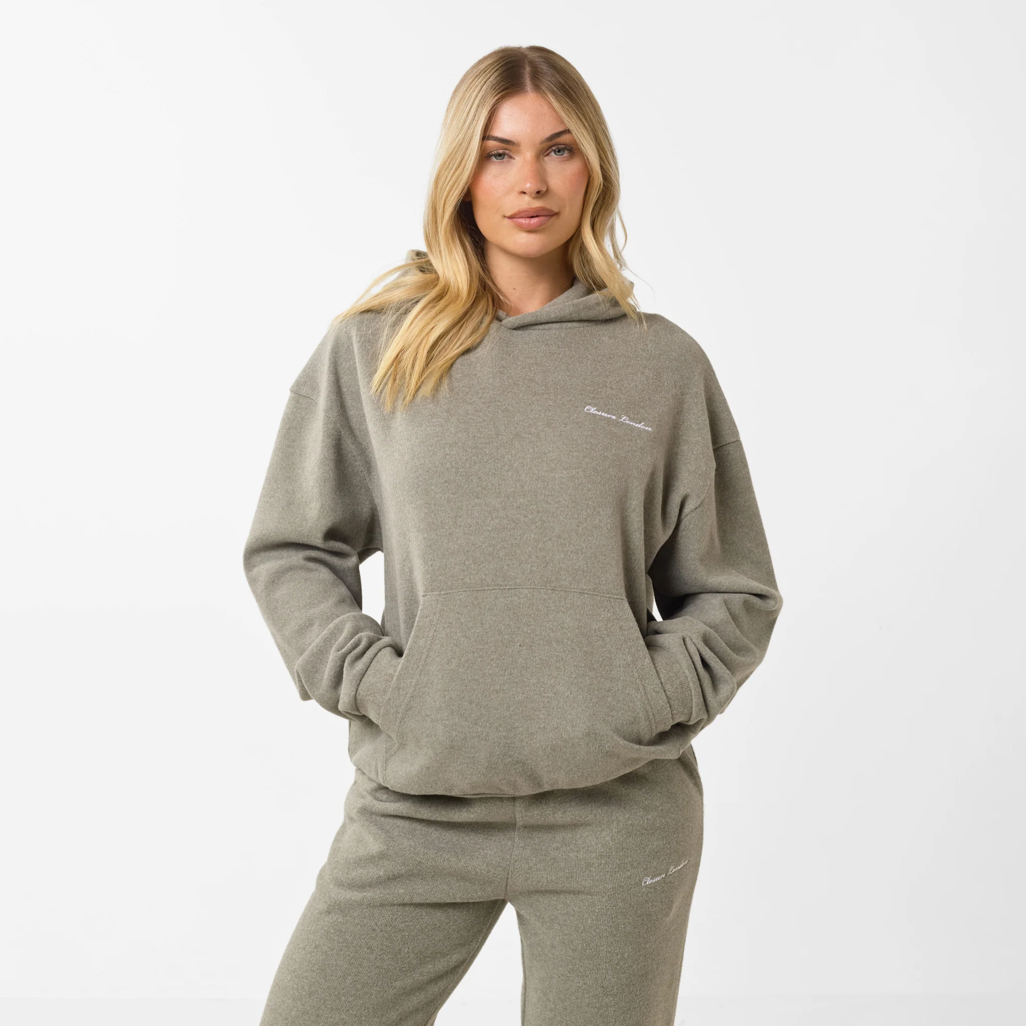 Soft Knit Tracksuit I Dark Olive - Image 3