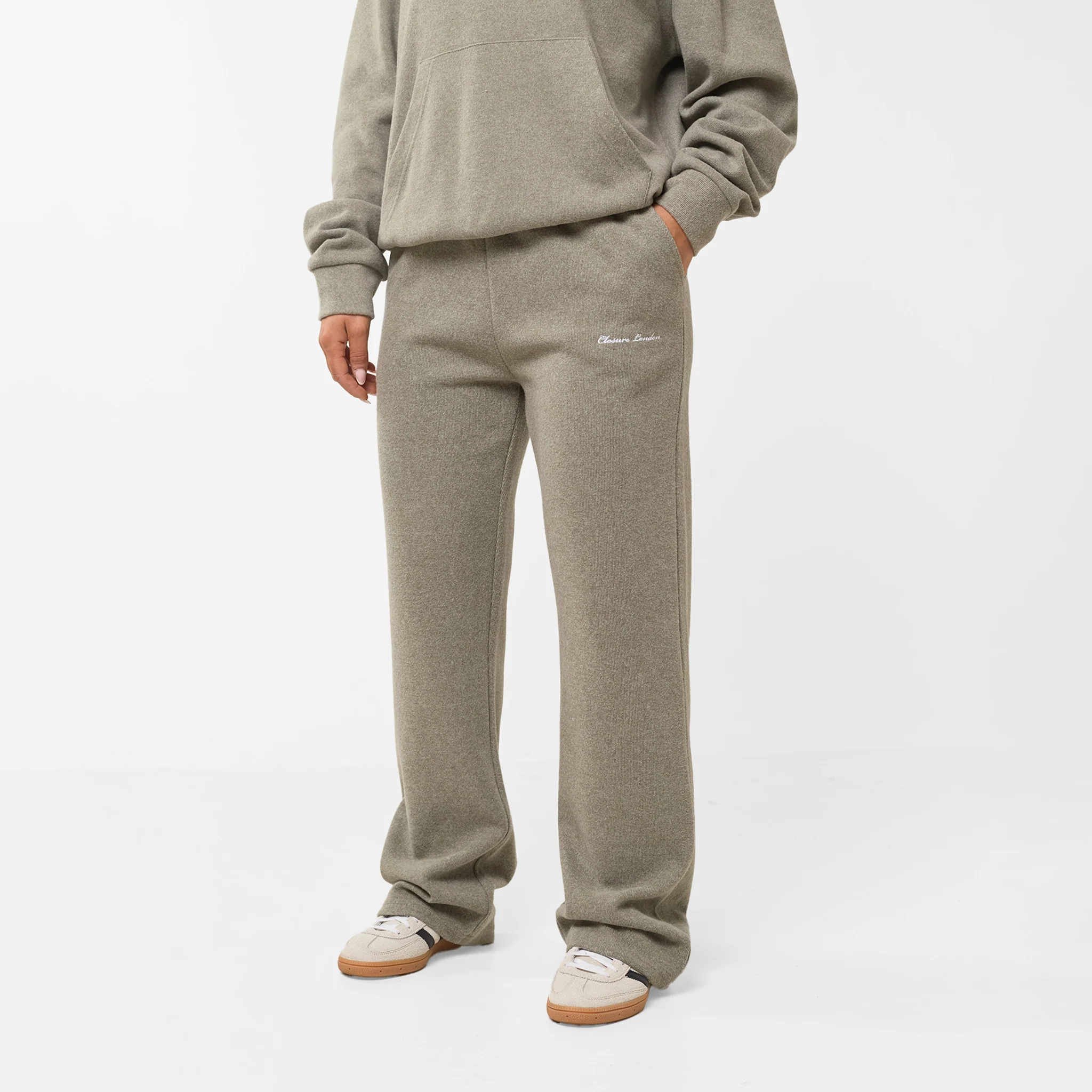 Soft Knit Tracksuit I Dark Olive - Image 5
