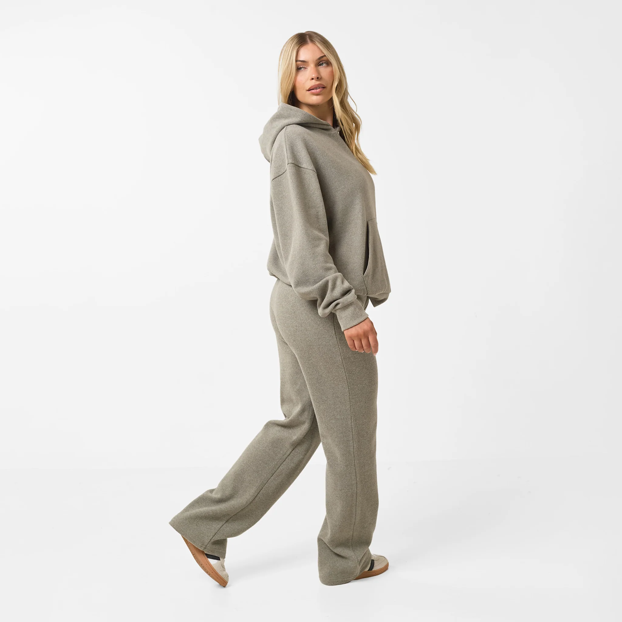 Soft Knit Tracksuit I Dark Olive - Image 7