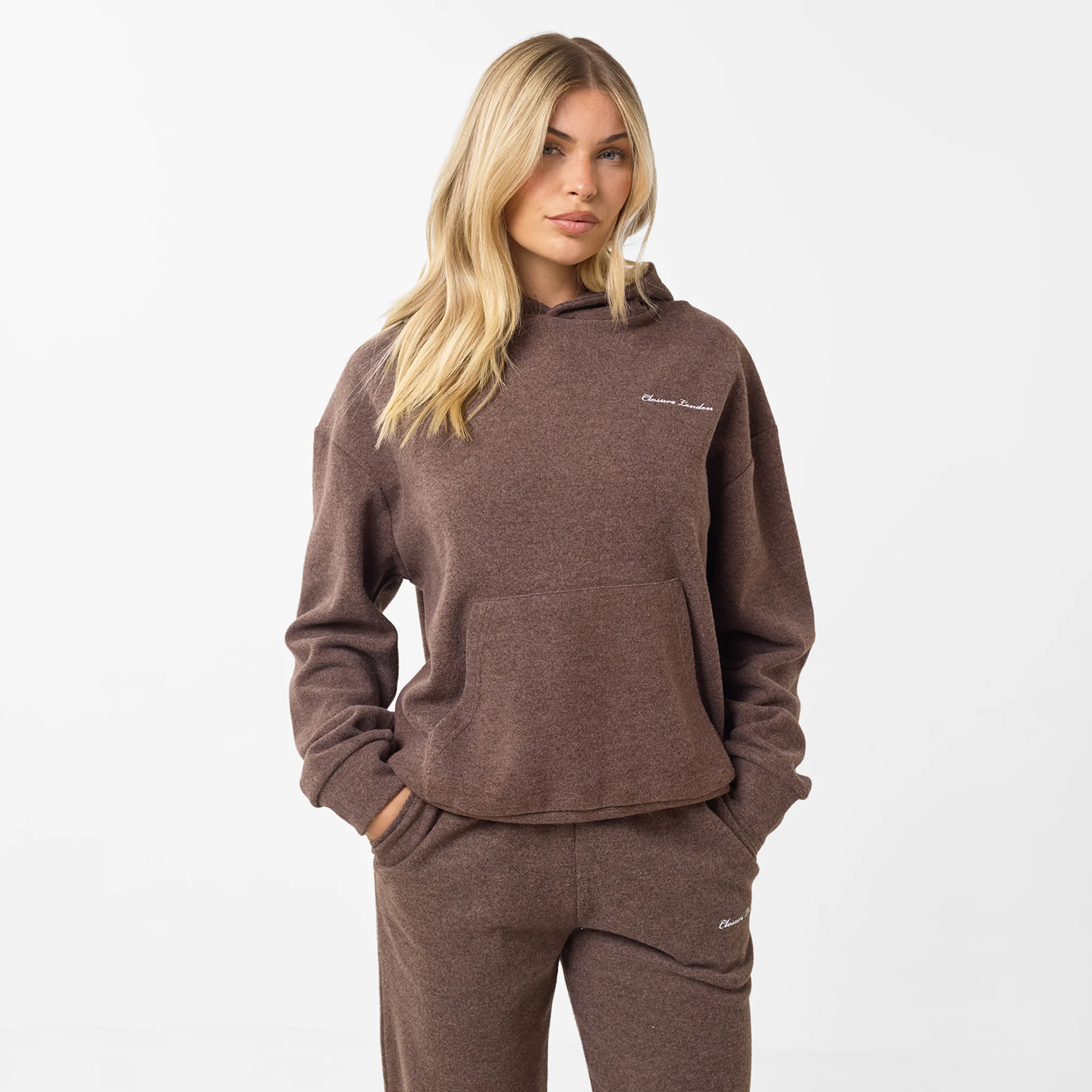 Soft Knit Tracksuit I Coffee - Image 3