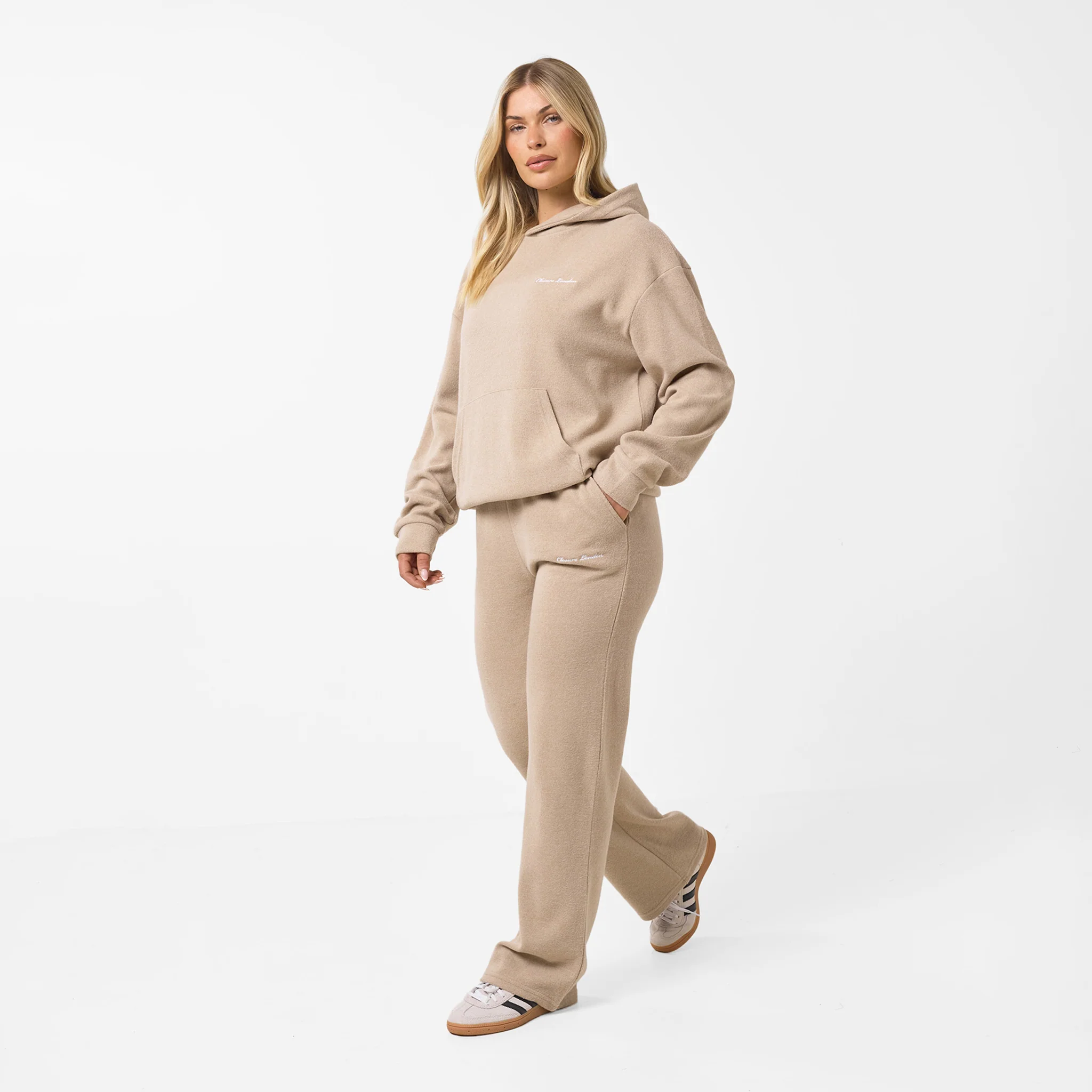 Soft Knit Tracksuit I Tan - Image 5