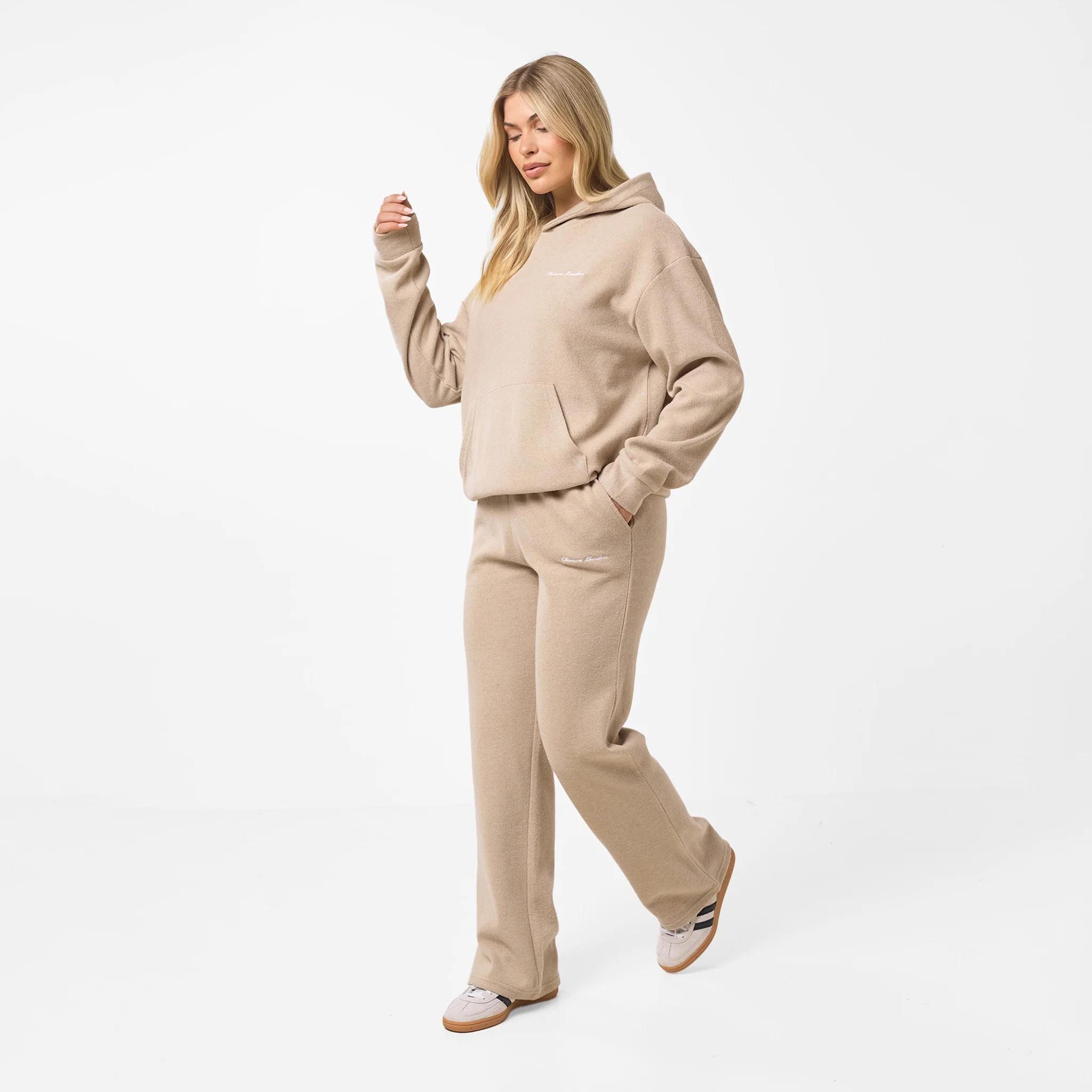 Soft Knit Tracksuit I Tan - Image 8
