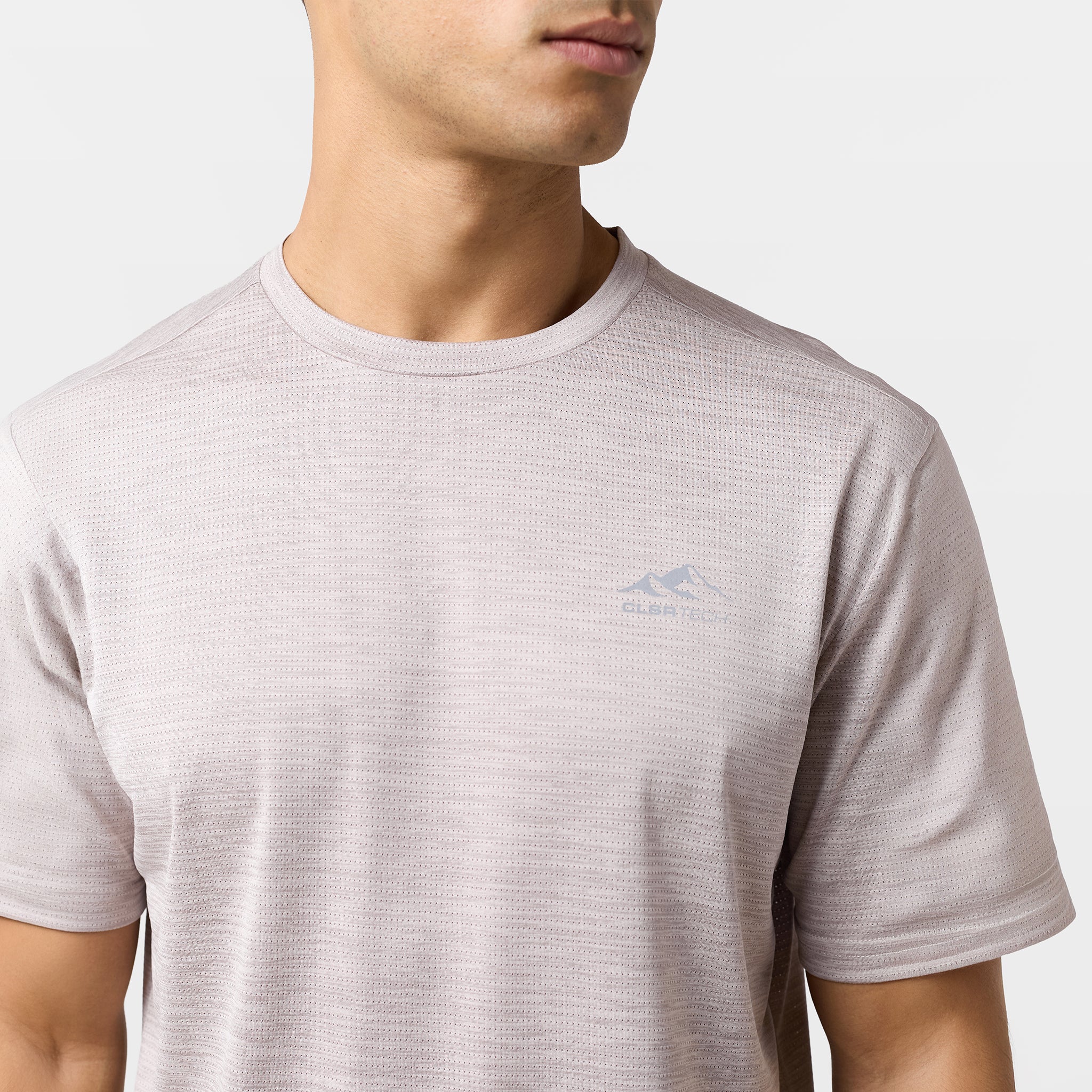 Space Dye Performance T-Shirt | Fossil Marl - Image 2