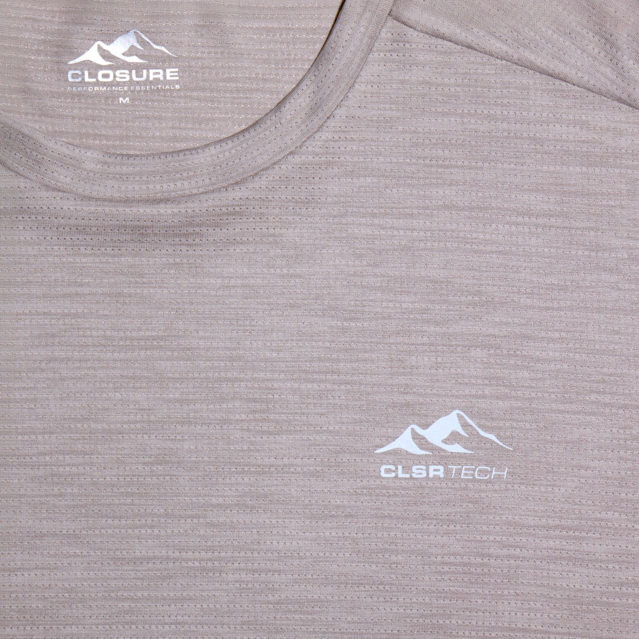 Space Dye Performance T-Shirt | Fossil Marl - Image 3