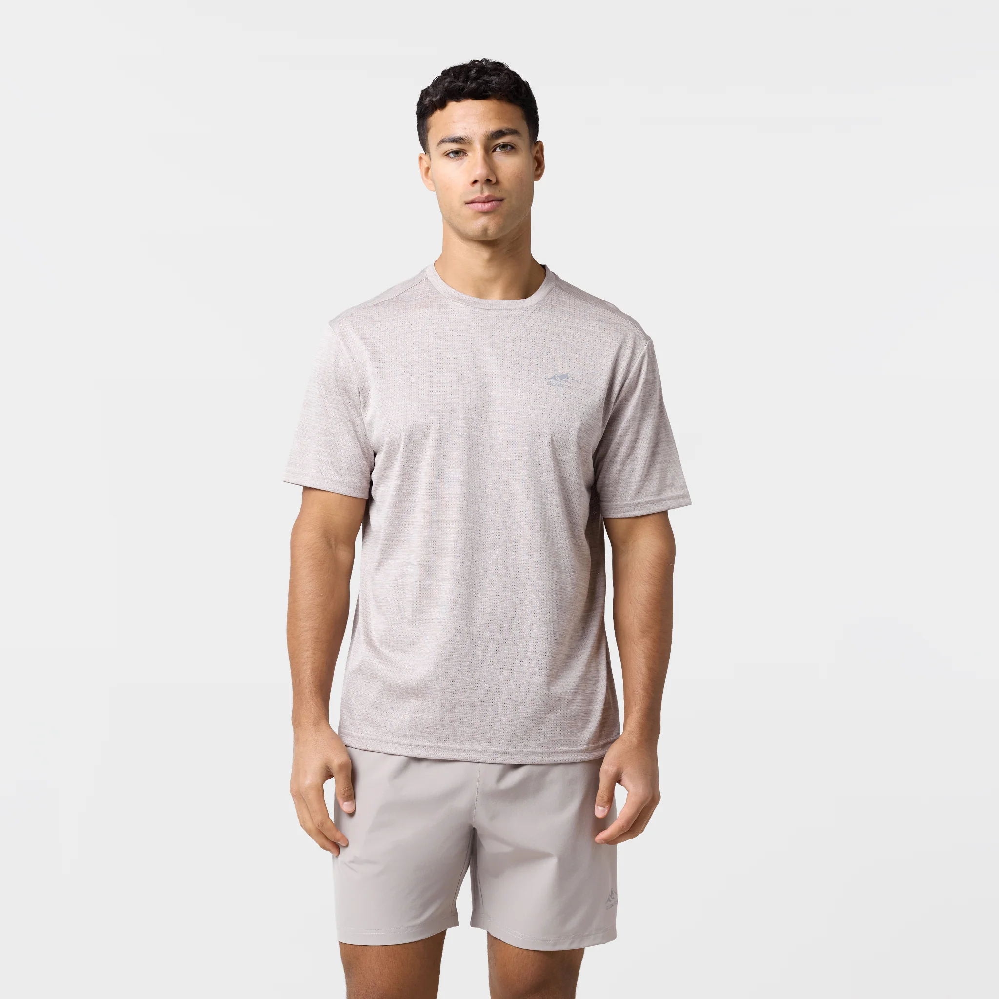 Space Dye Performance T-Shirt | Fossil Marl - Image 4