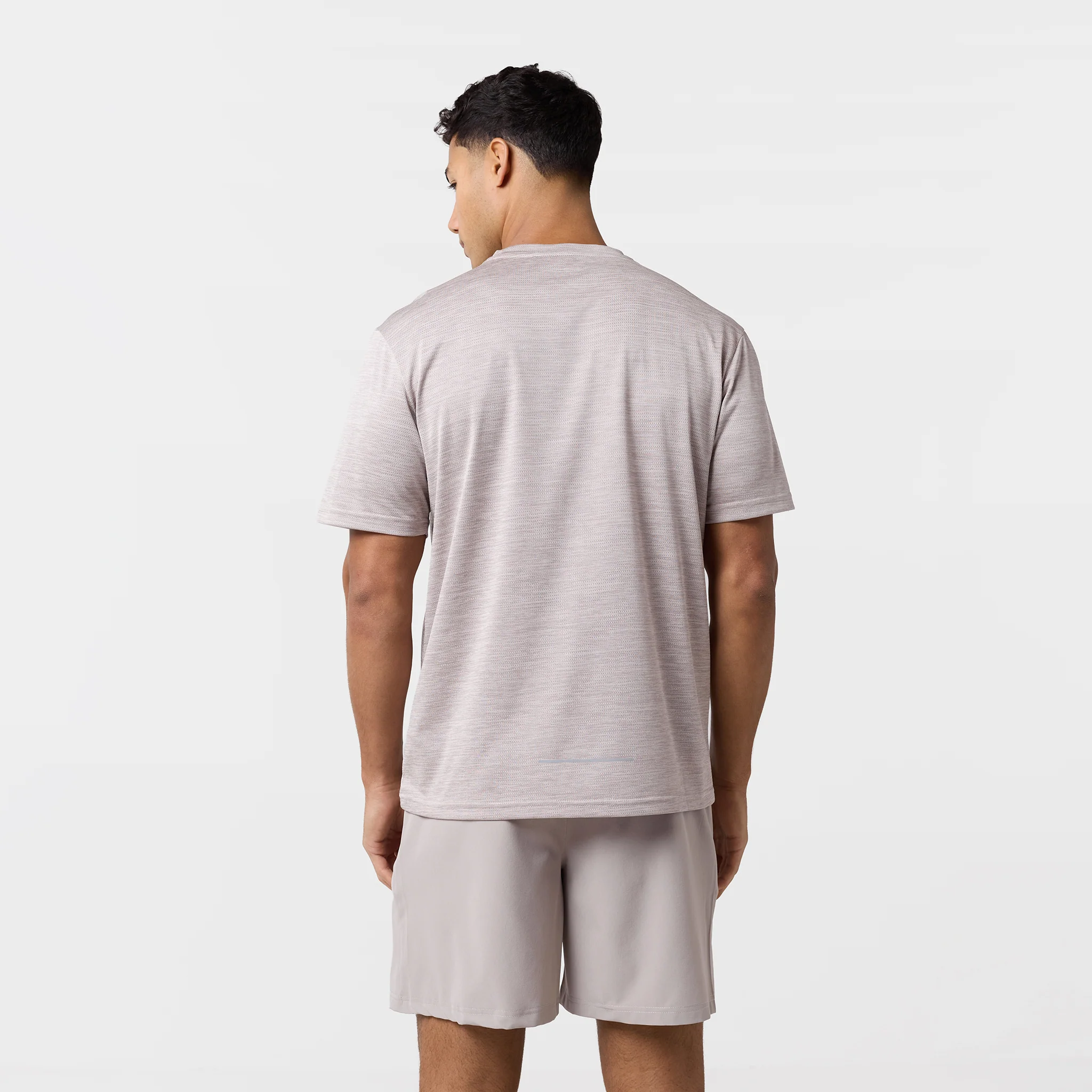 Space Dye Performance T-Shirt | Fossil Marl - Image 8