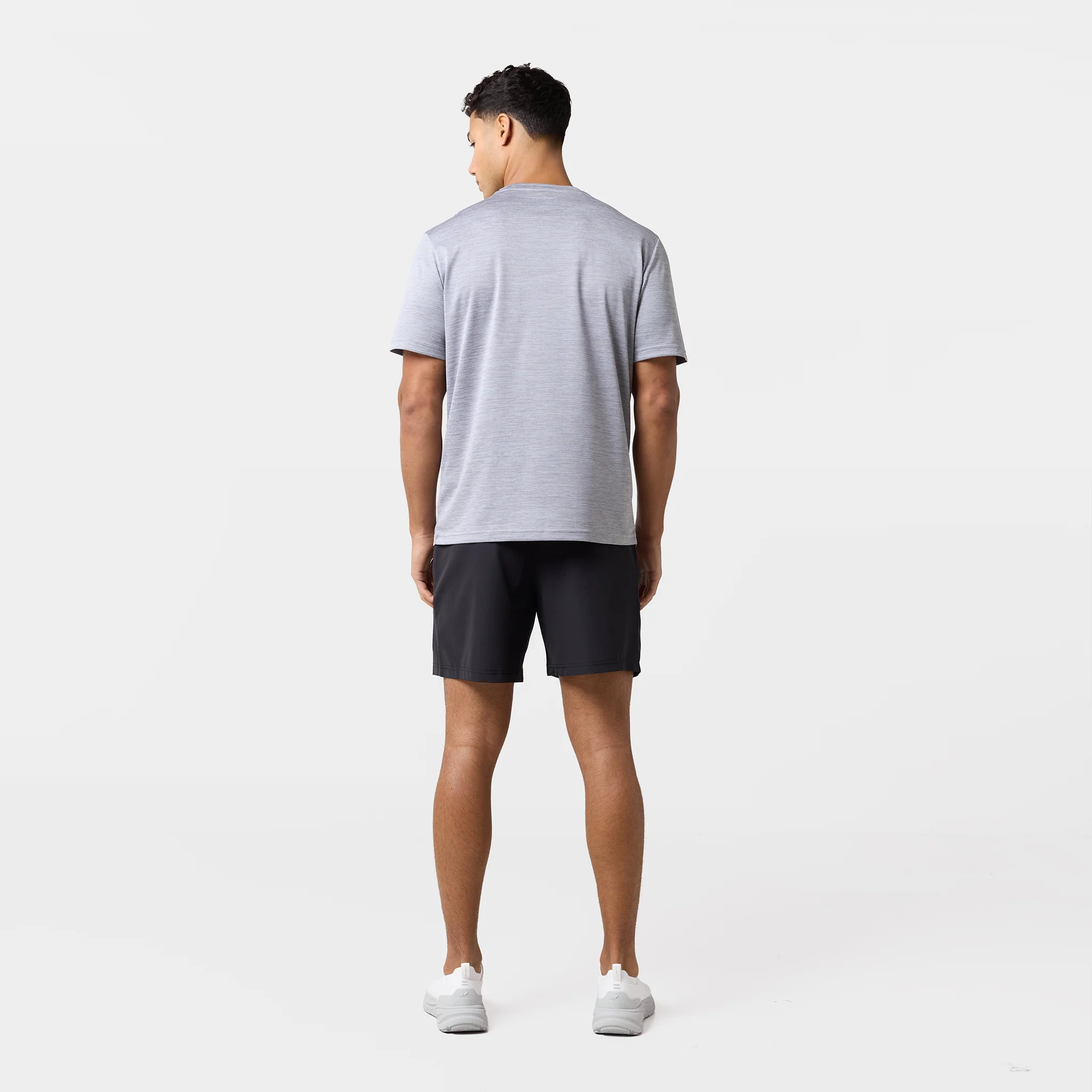 Space Dye Performance T-Shirt | Iron Grey Marl - Image 6