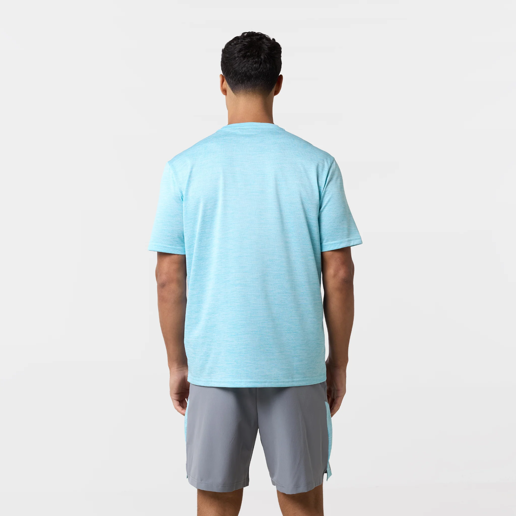 Space Dye Performance Twinset | Aqua Blue/Iron Grey - Image 11