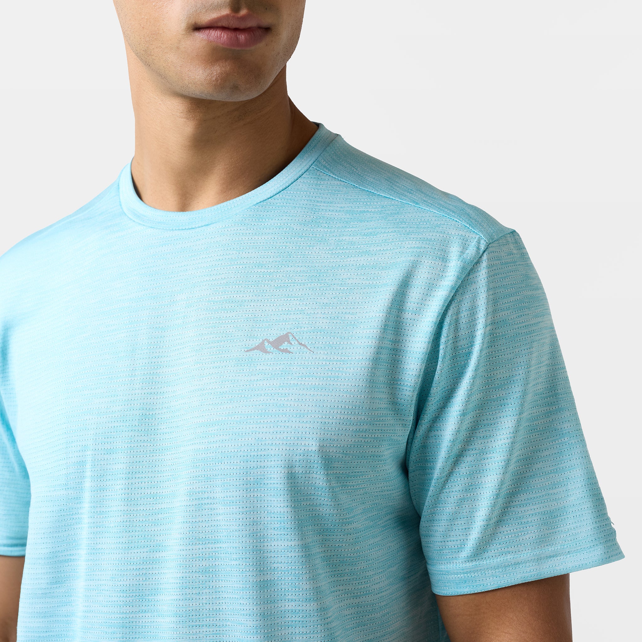 Space Dye Performance Twinset | Aqua Blue/Iron Grey - Image 5