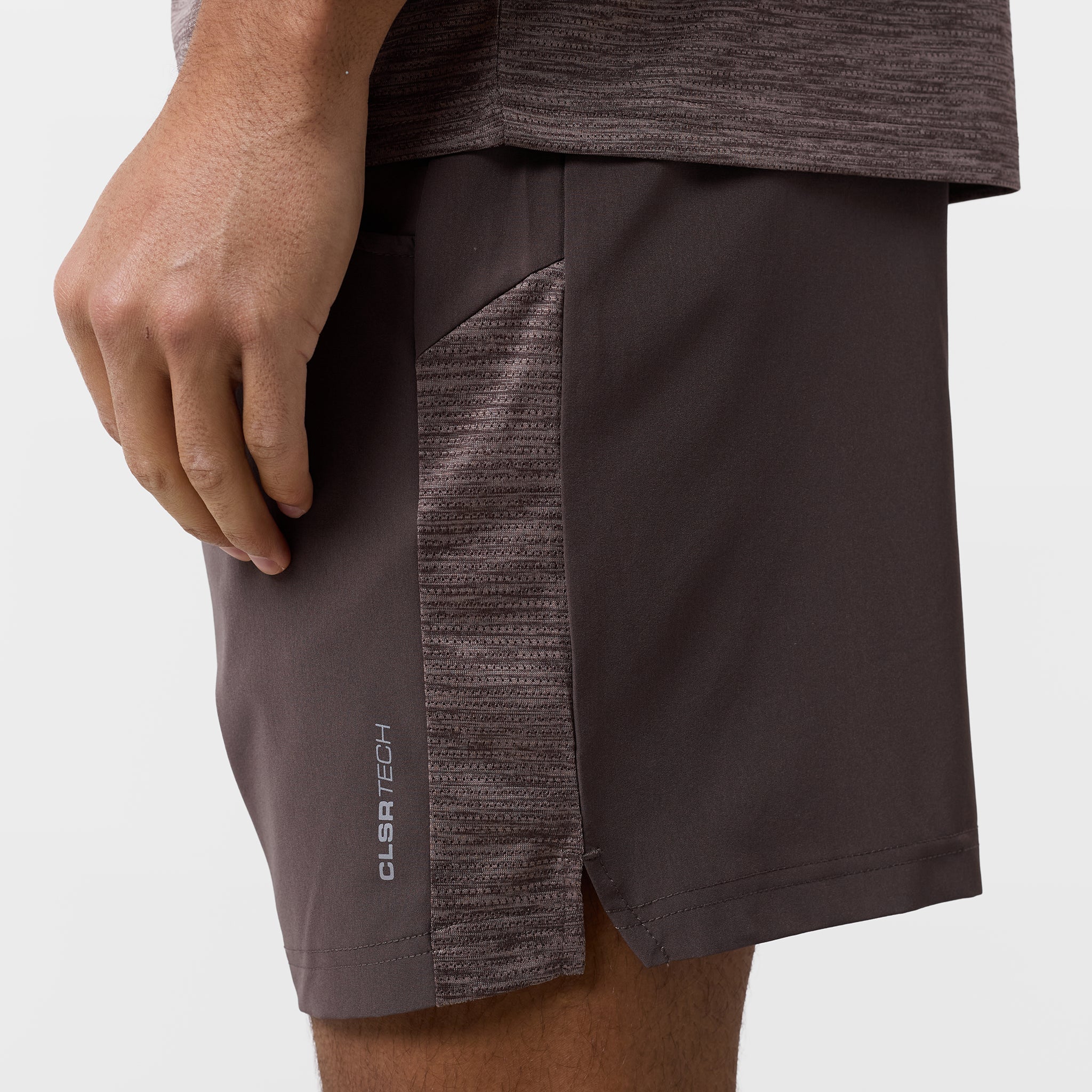 Space Dye Performance Twinset | Brown - Image 8