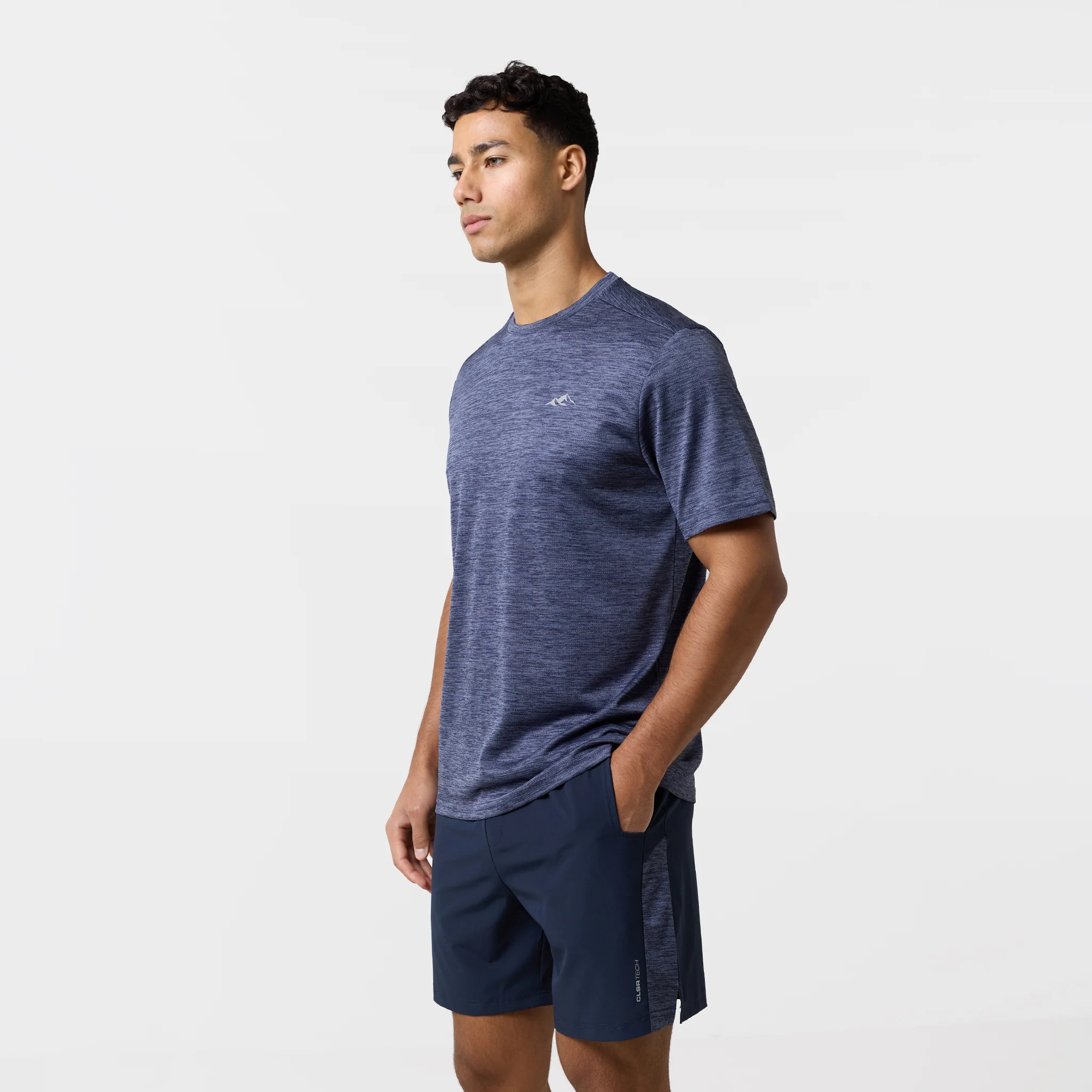 Space Dye Performance Twinset | Navy