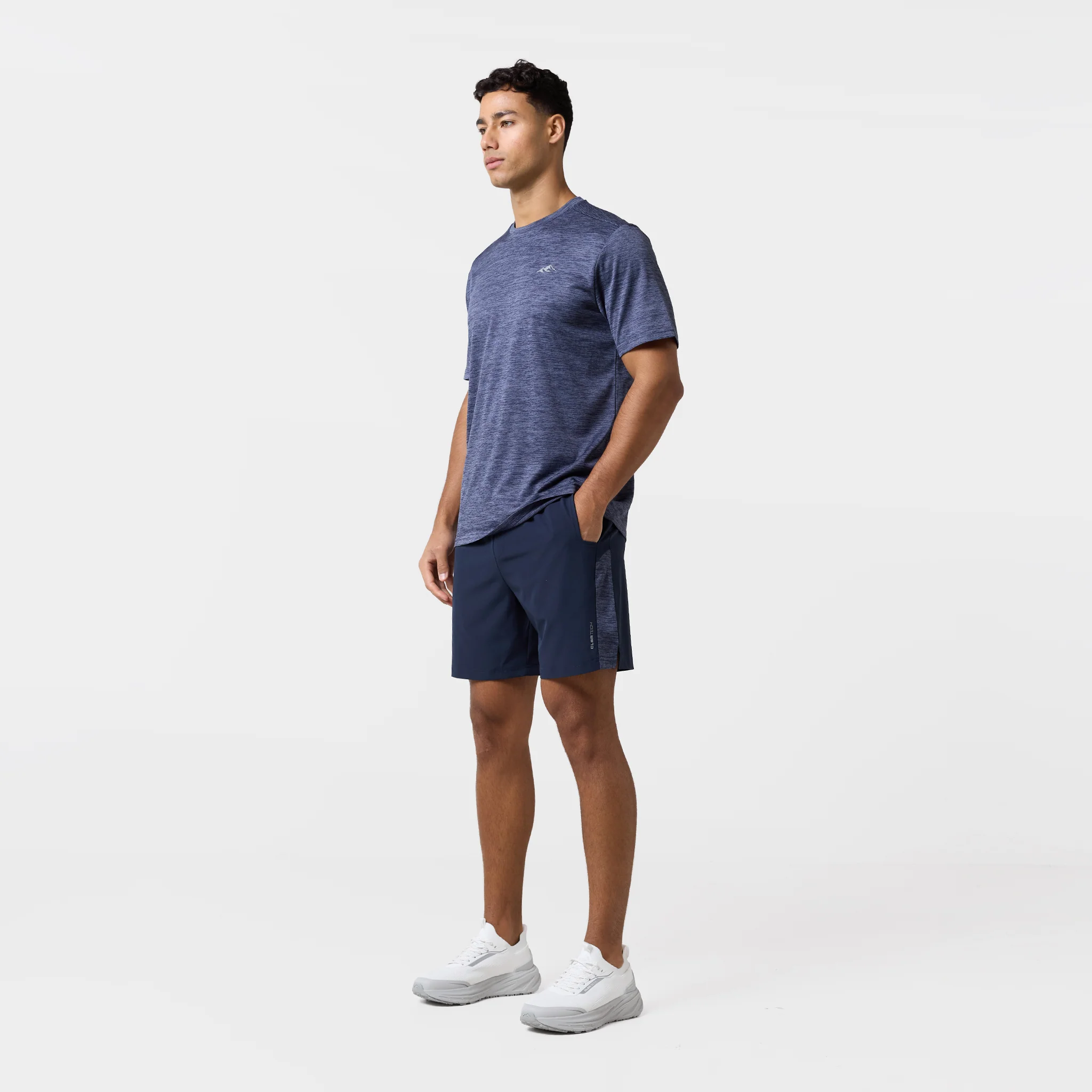 Space Dye Performance Twinset | Navy - Image 2
