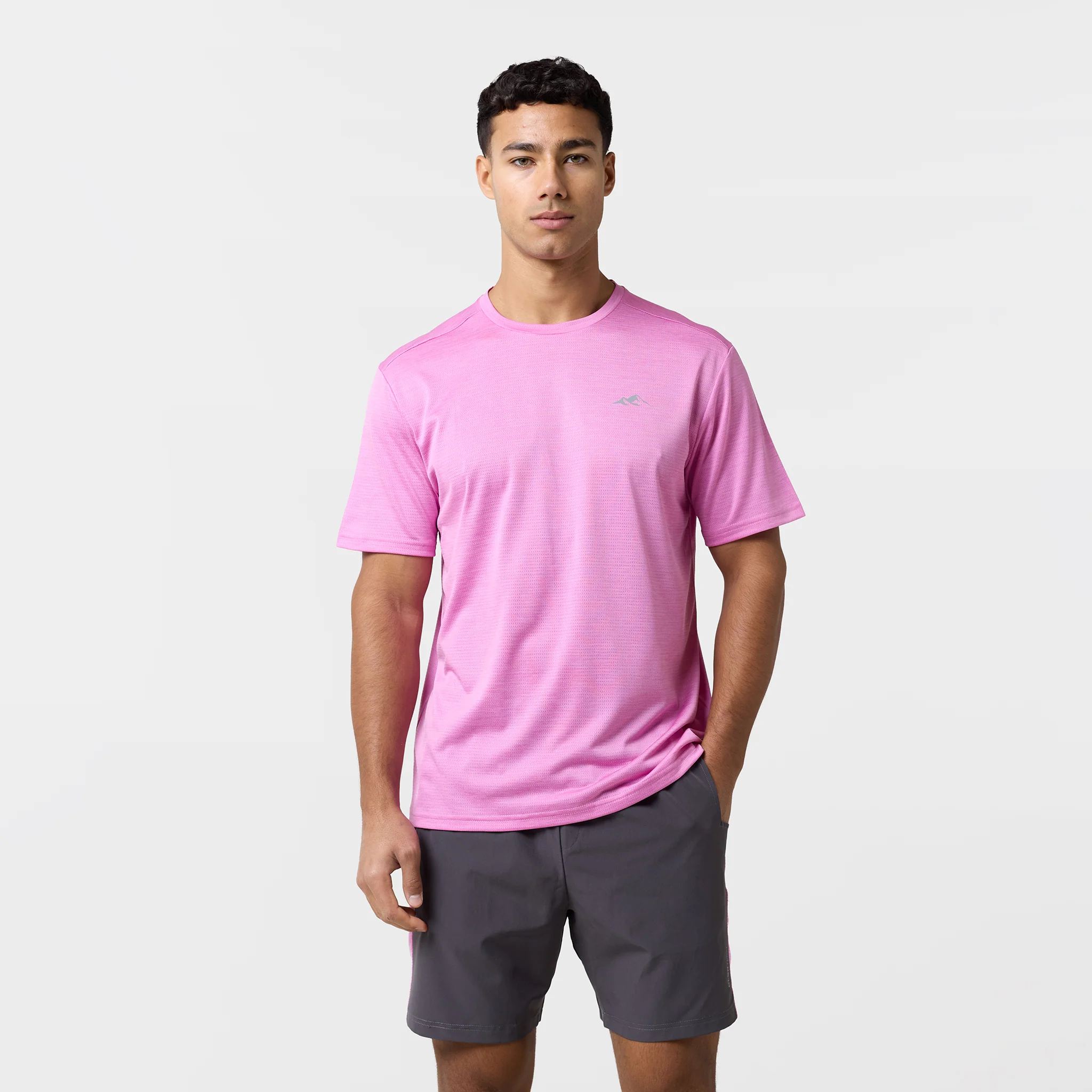 Space Dye Performance Twinset | Vibrant Pink/Charcoal - Image 6