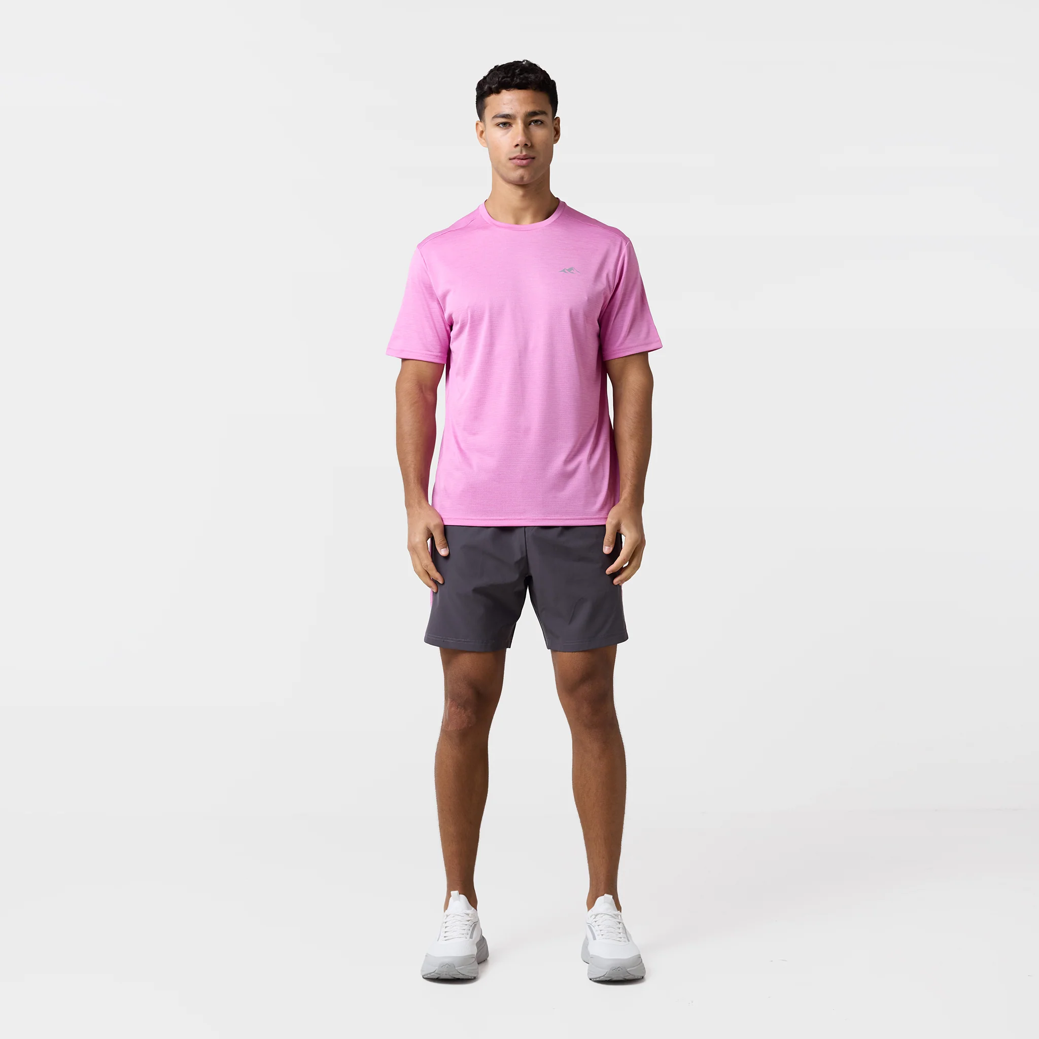 Space Dye Performance Twinset | Vibrant Pink/Charcoal - Image 9