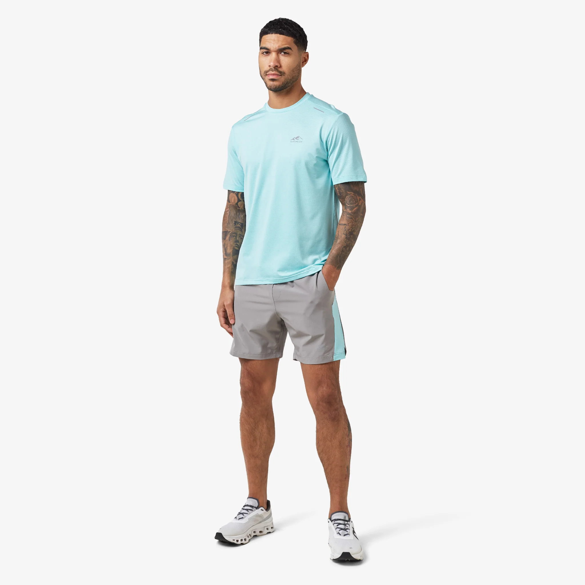 Space Dye Training Twinset | Aqua - Image 4