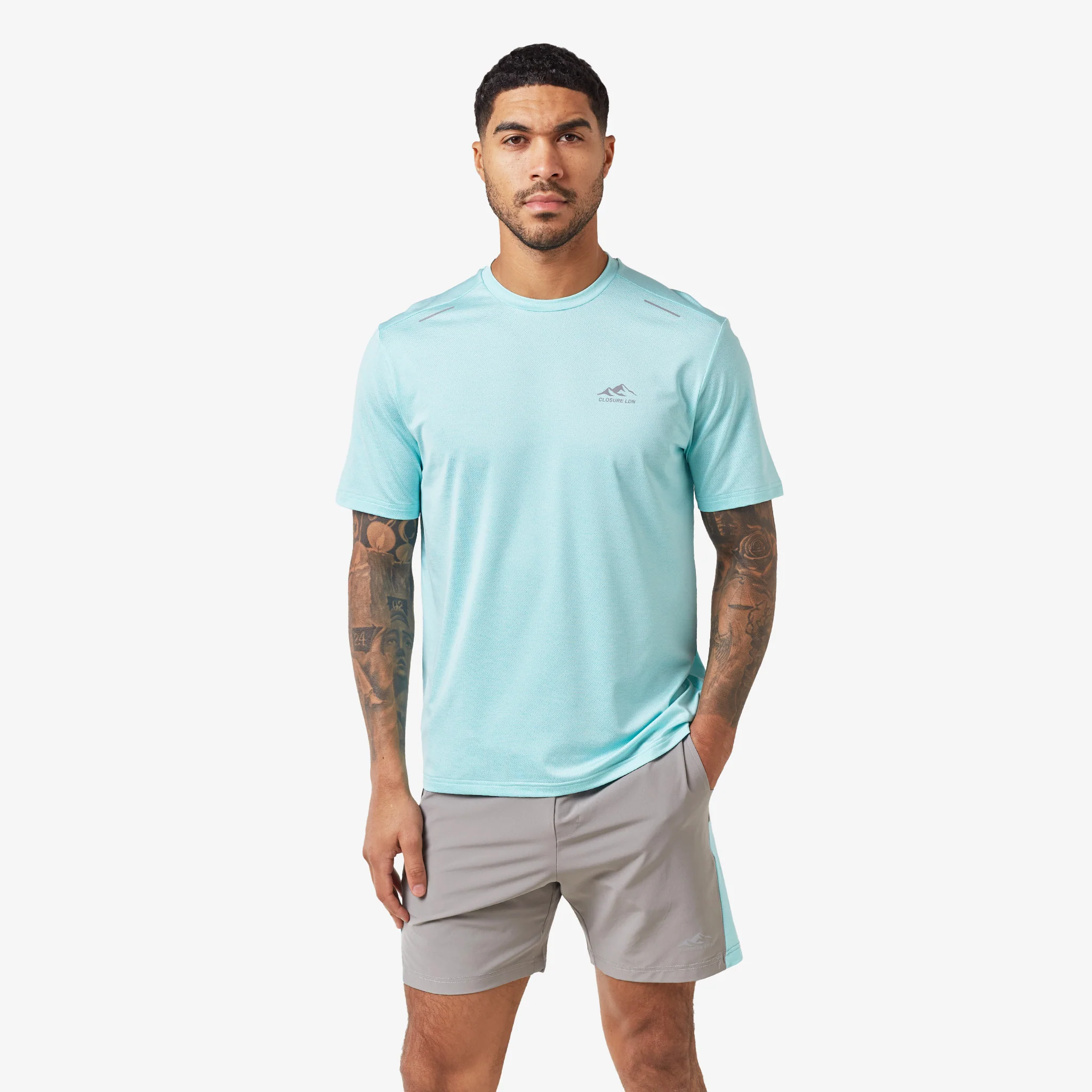 Space Dye Training Twinset | Aqua - Image 6