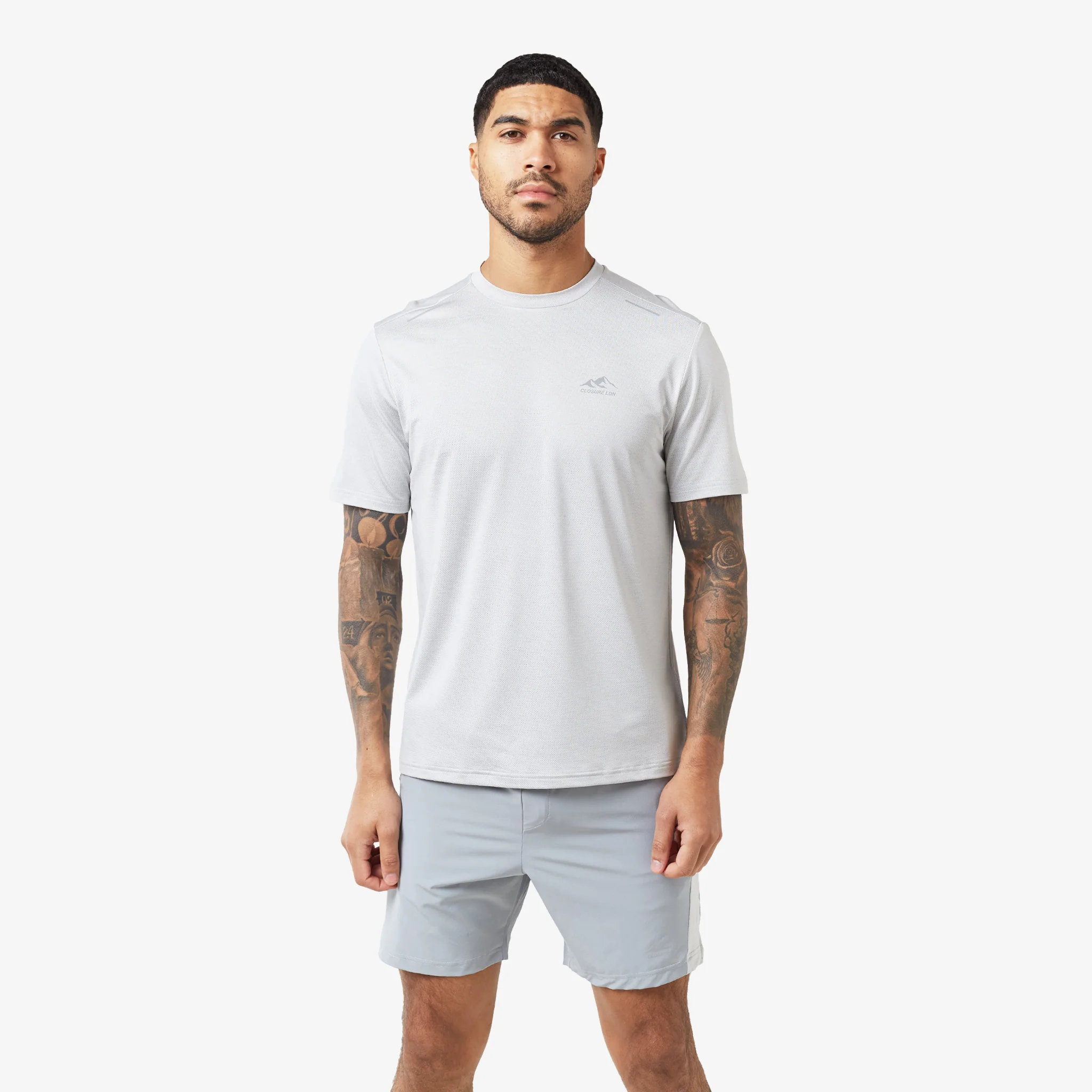 Space Dye Training Twinset | Ice Grey - Image 3