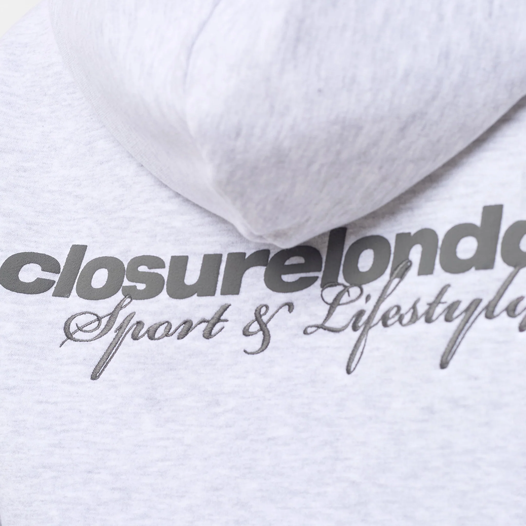 Stacked Crop Tracksuit | Grey Marl - Image 7