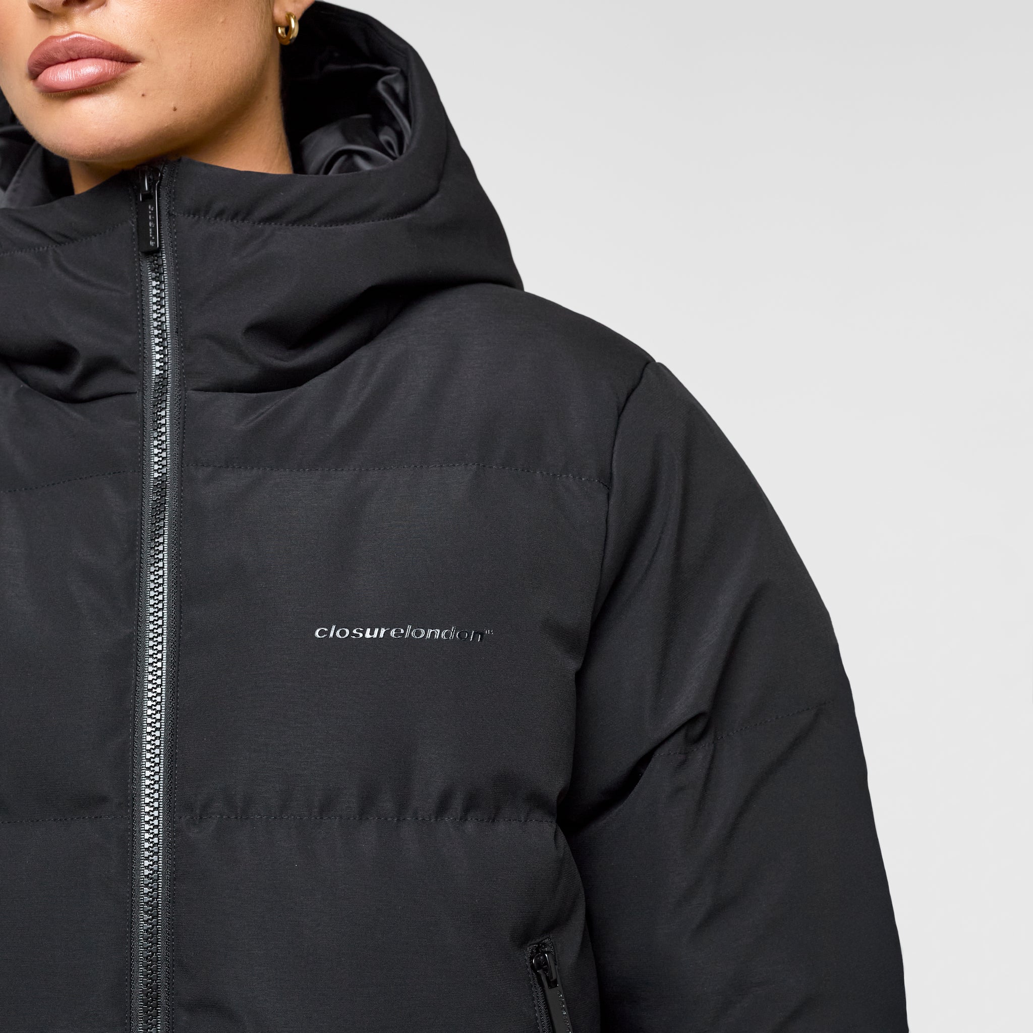 Storm Cuff Puffer | Black - Image 10
