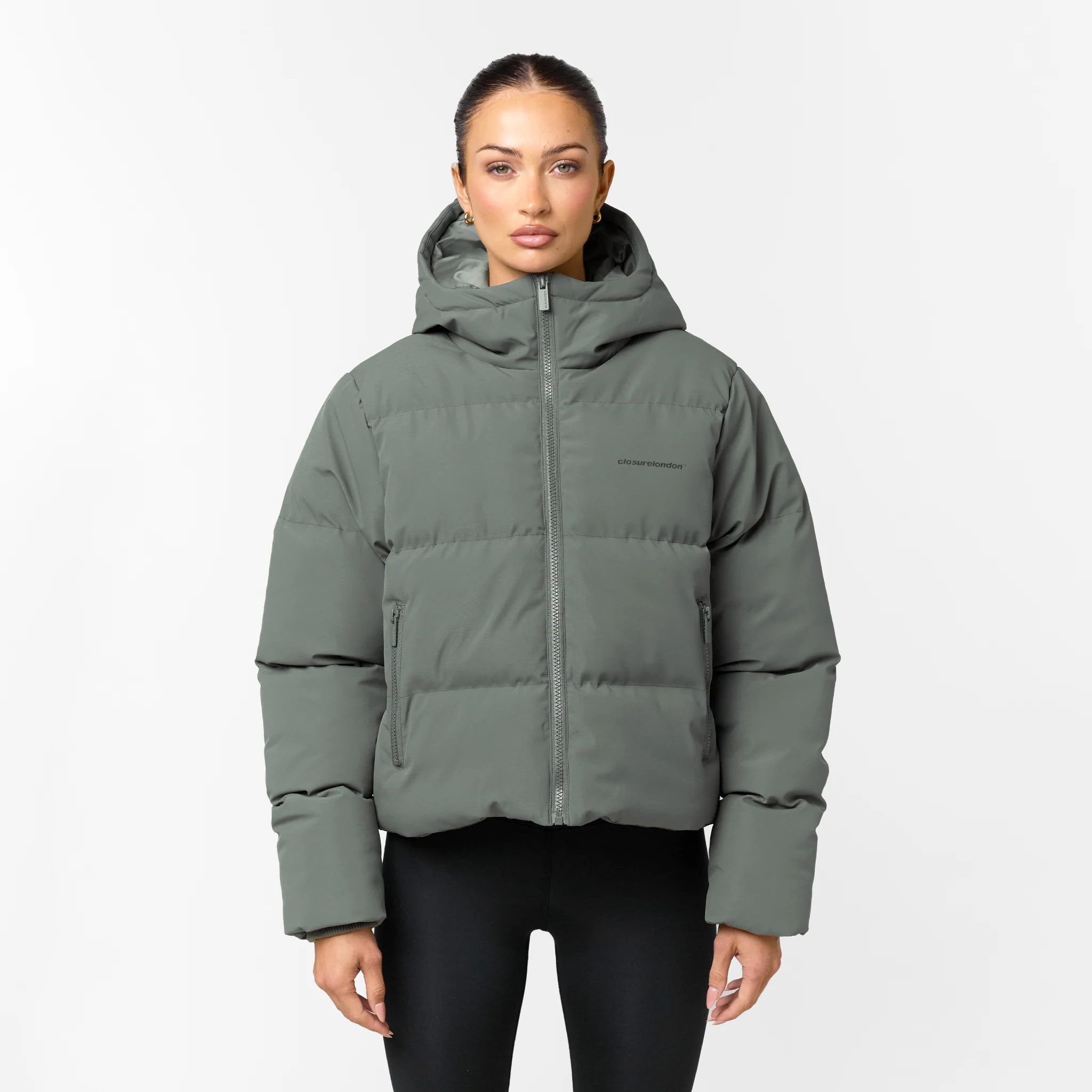 Storm Cuff Puffer | Olive - Image 8