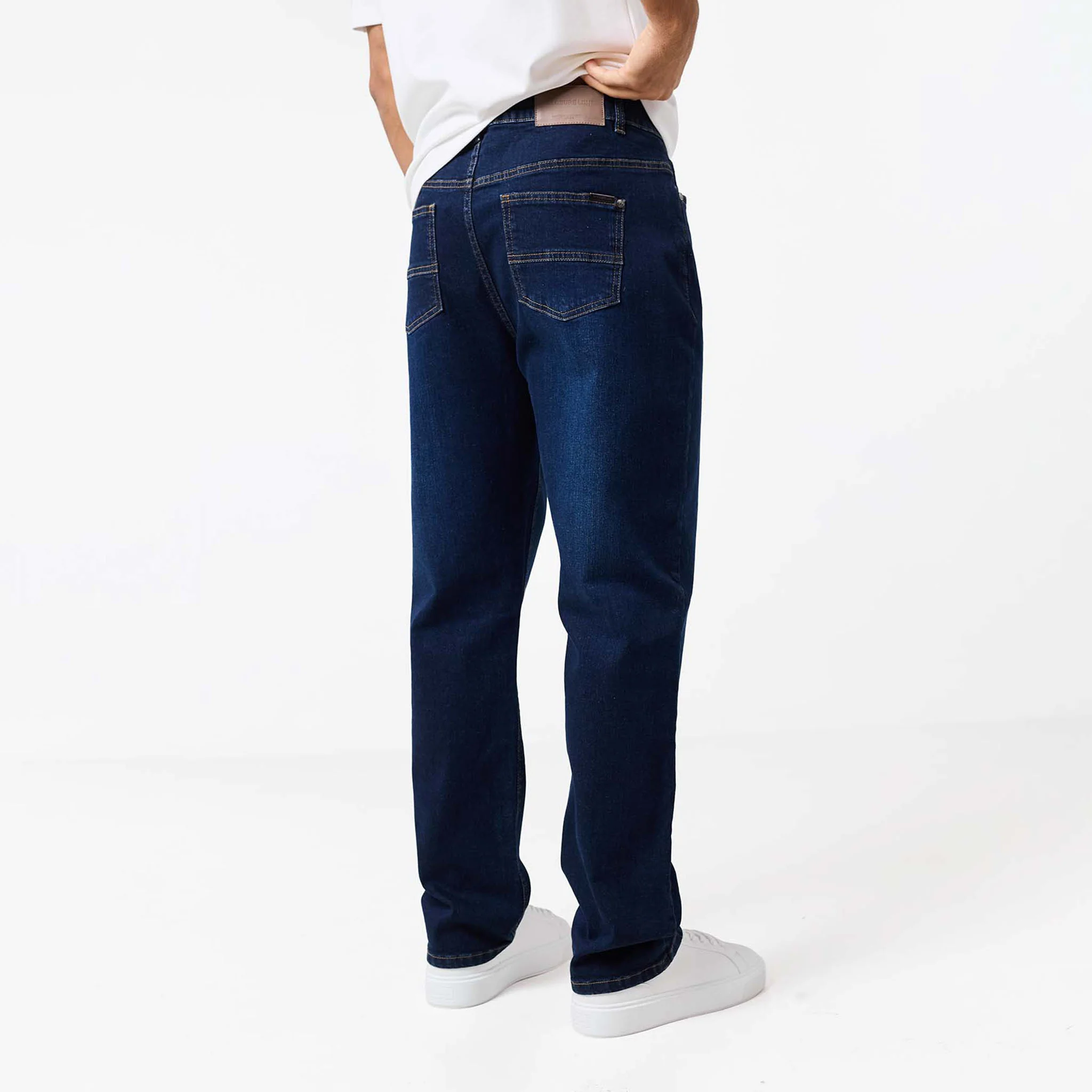 Straight Leg Denim Jean | Dark Blue - Image 5